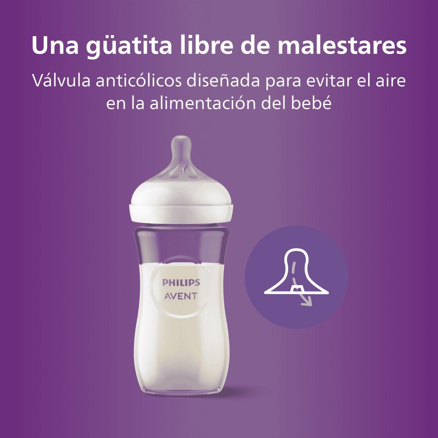 Mamadera Vidrio Natural 3.0 Avent 240Ml SCY933/01-3