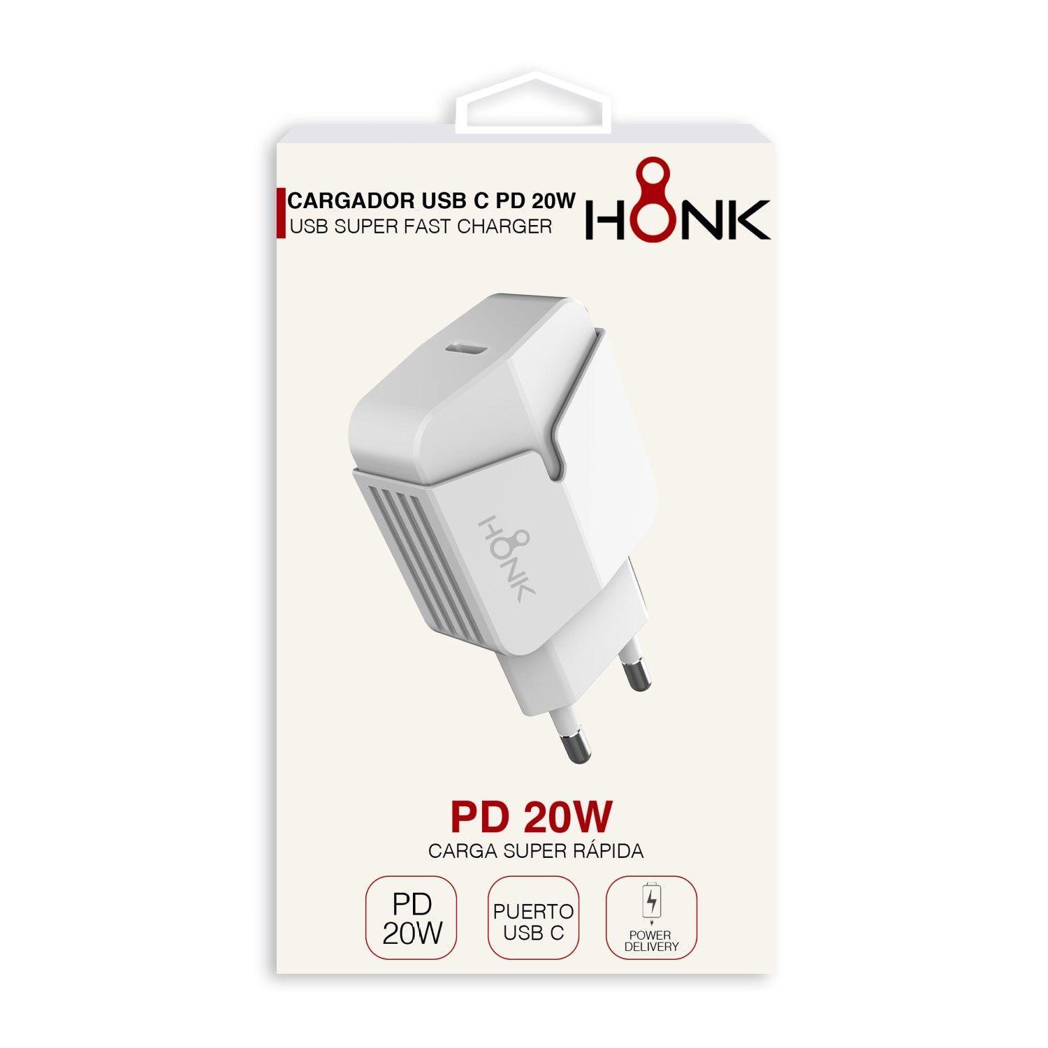 Cargador Pared Usb Tipo C Honk PD 20w-2