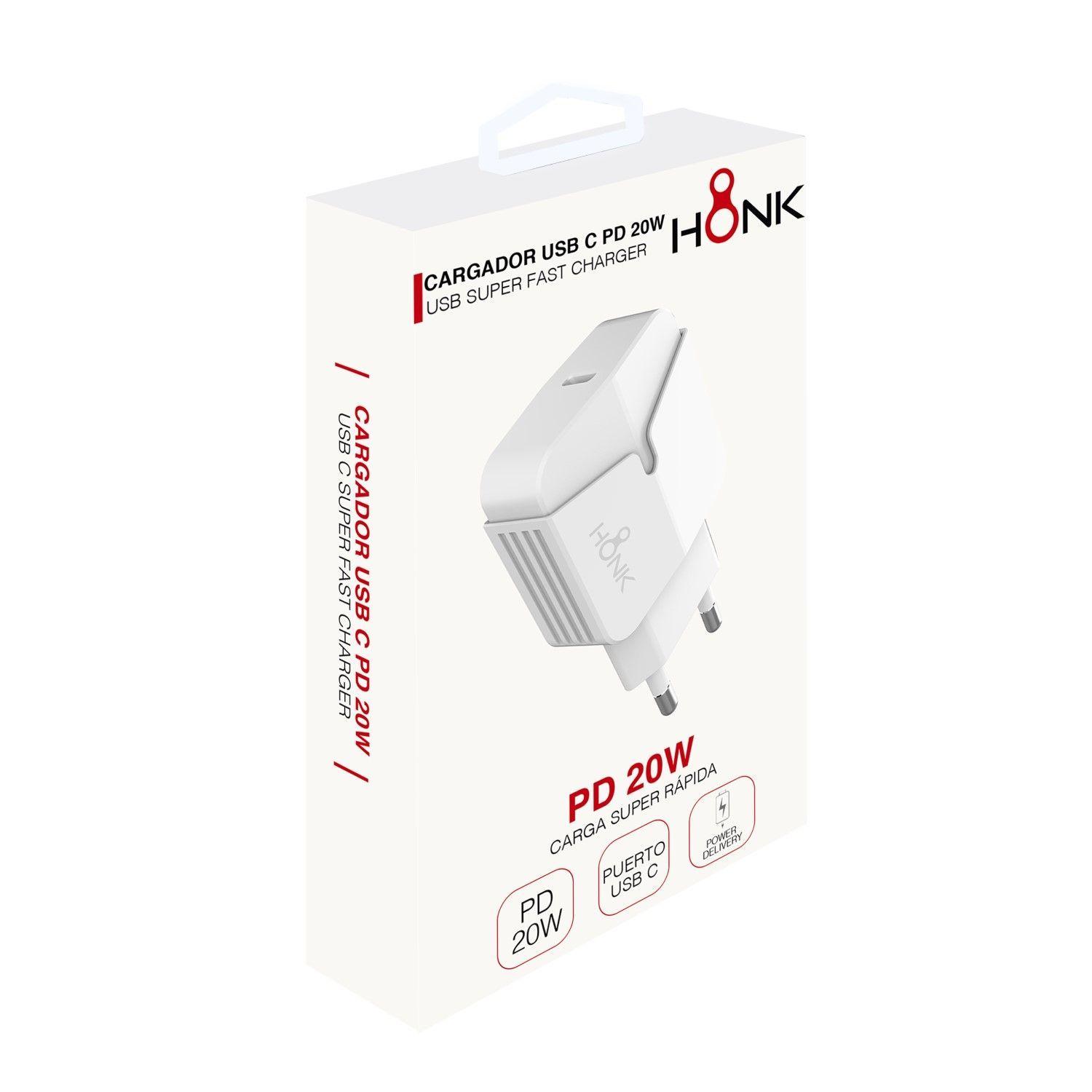 Cargador Pared Usb Tipo C Honk PD 20w-1
