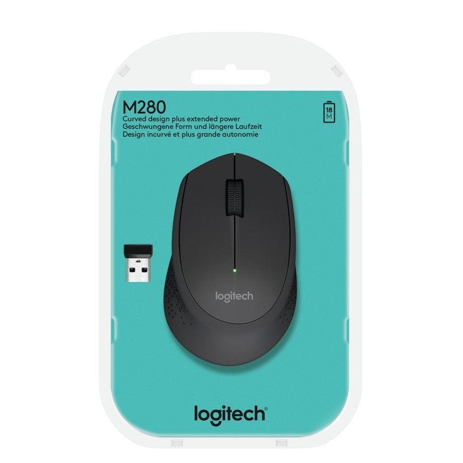 Mouse Inalambrico Logitech M280 Negro-2