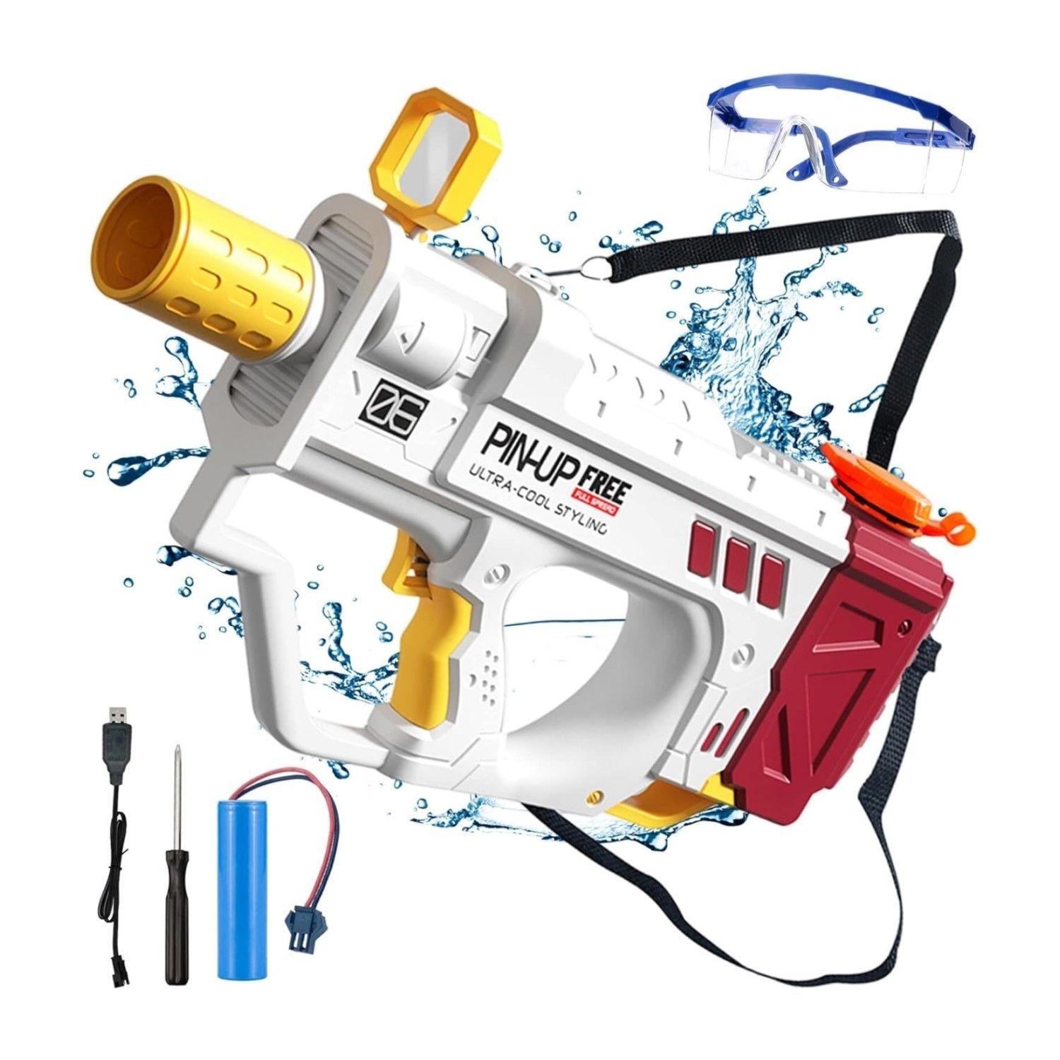 Juguete Pistola de Agua Eléctrica Uzi Recargable DBG1659-4