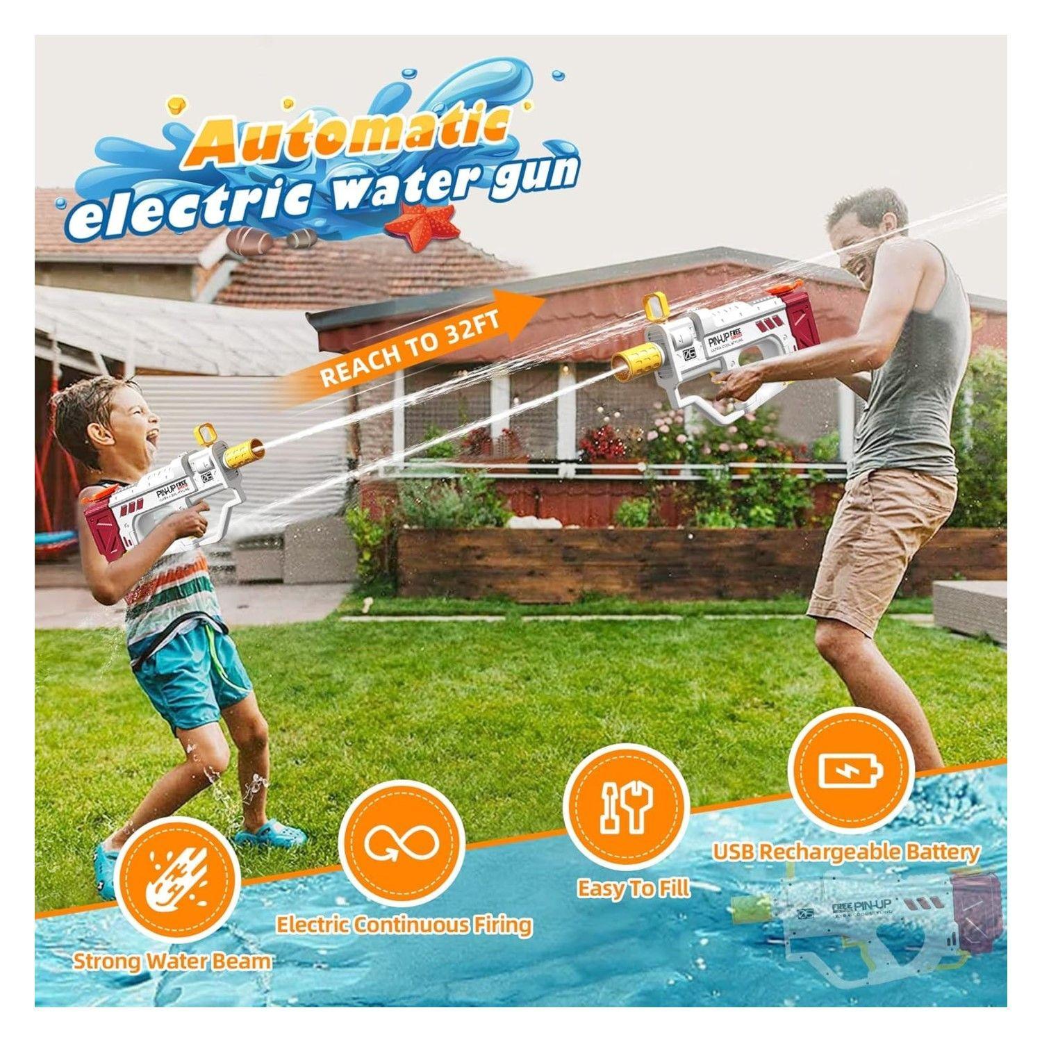 Juguete Pistola de Agua Eléctrica Uzi Recargable DBG1659-6