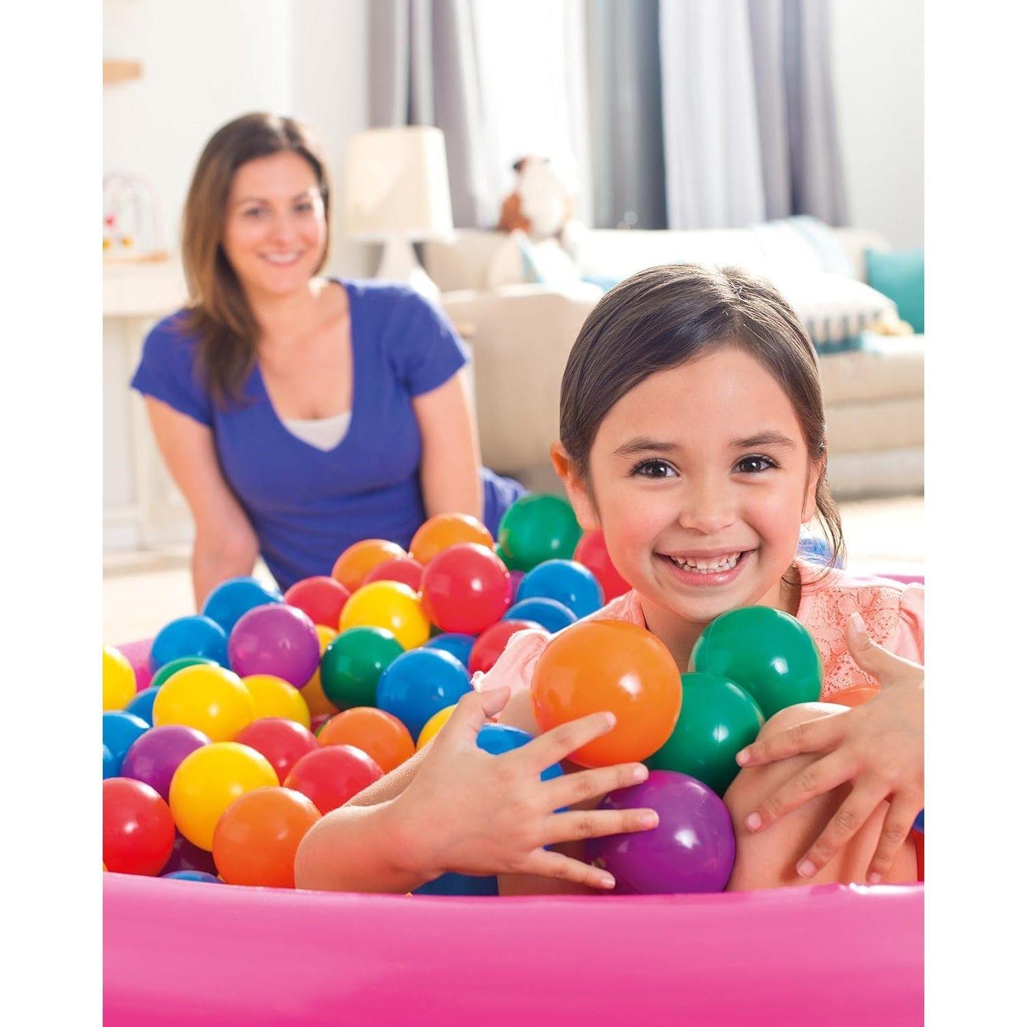 Set 100 pelotas de Plástico 6.5cm Multicolor Juguetes niños Intex-5