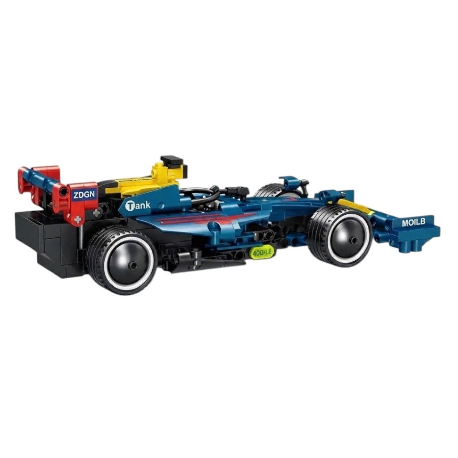 Set Bloques Armables Auto Carrera Pull Back 293pzs DBG1771-2