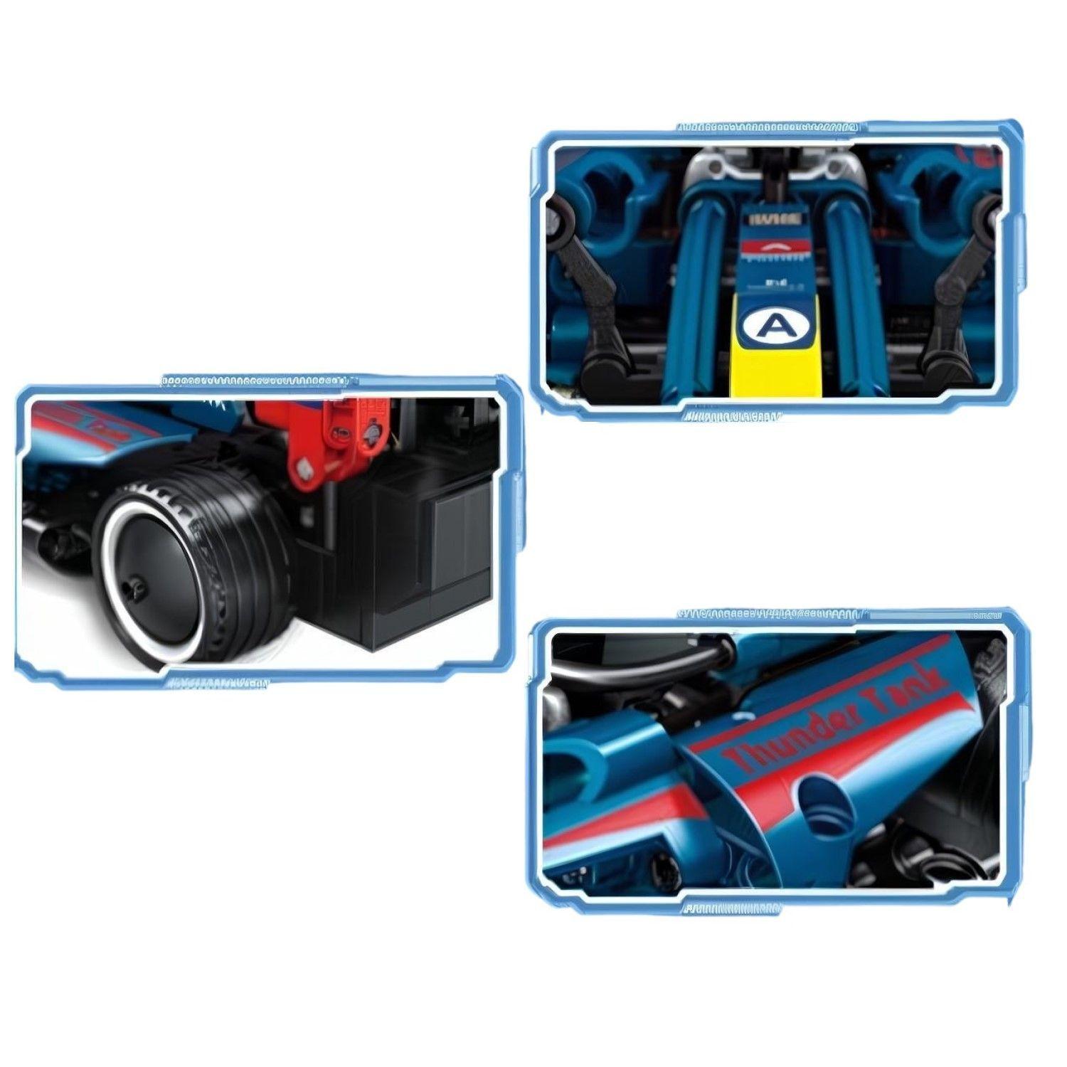 Set Bloques Armables Auto Carrera Pull Back 293pzs DBG1771-3