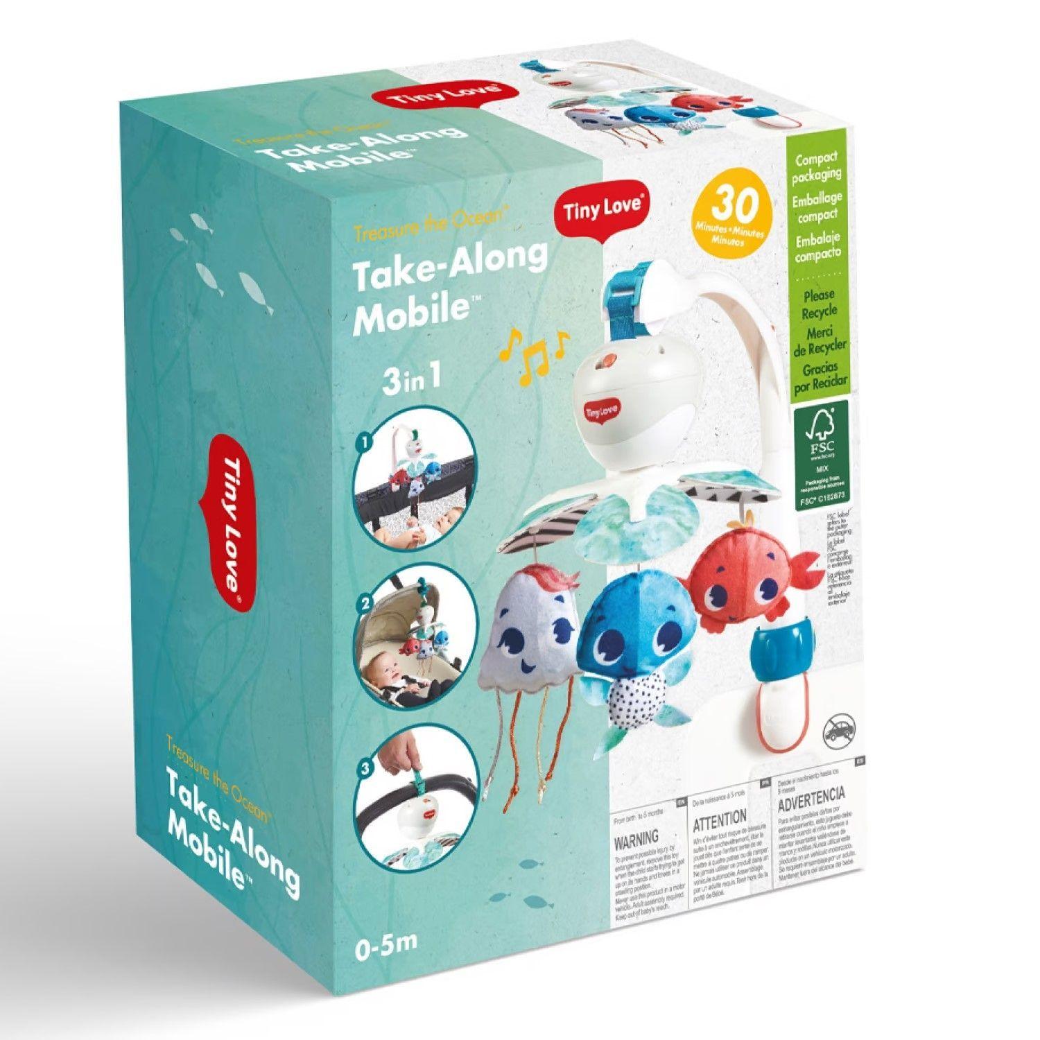 Movil Take Along Atesora El Ocean Tiny Love 3 en 1-3