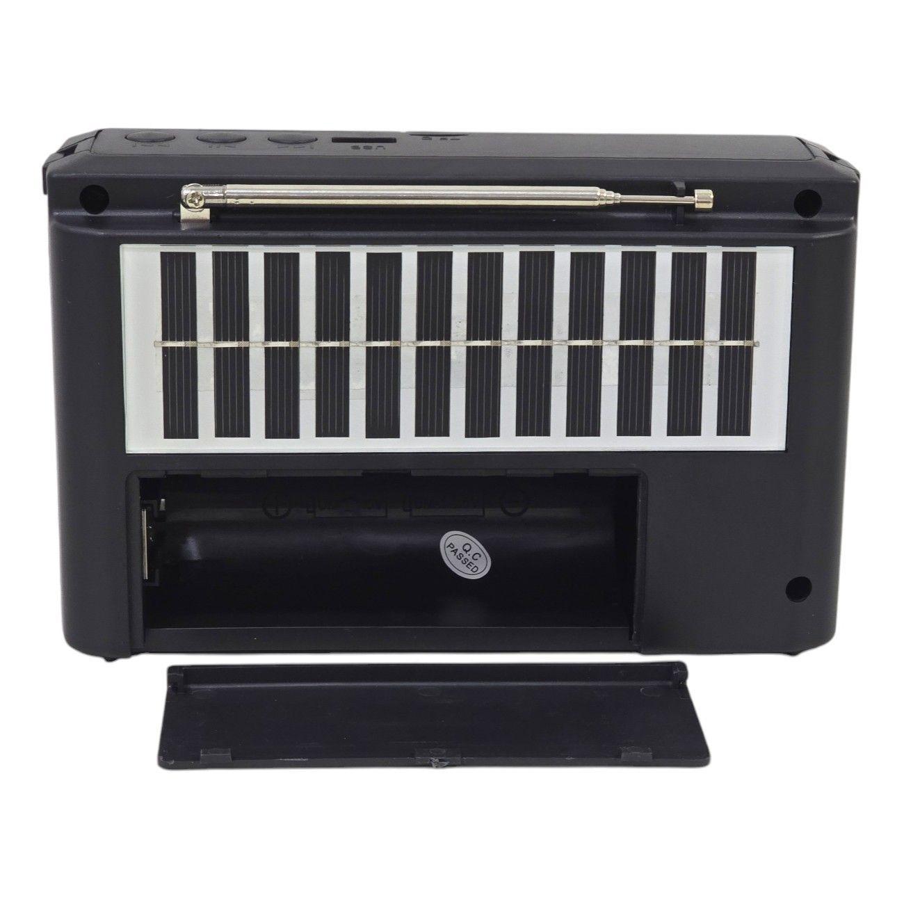 Radio Solar Recargable Tecnolab TL636 USB/SD-2