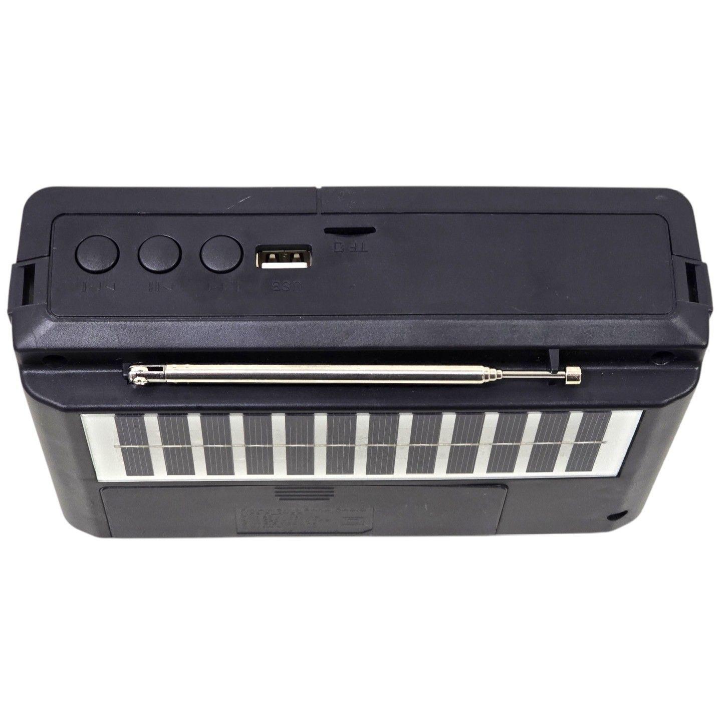 Radio Solar Recargable Tecnolab TL636 USB/SD-4