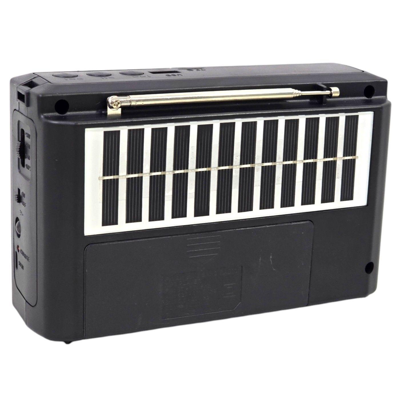 Radio Solar Recargable Tecnolab TL636 USB/SD-5