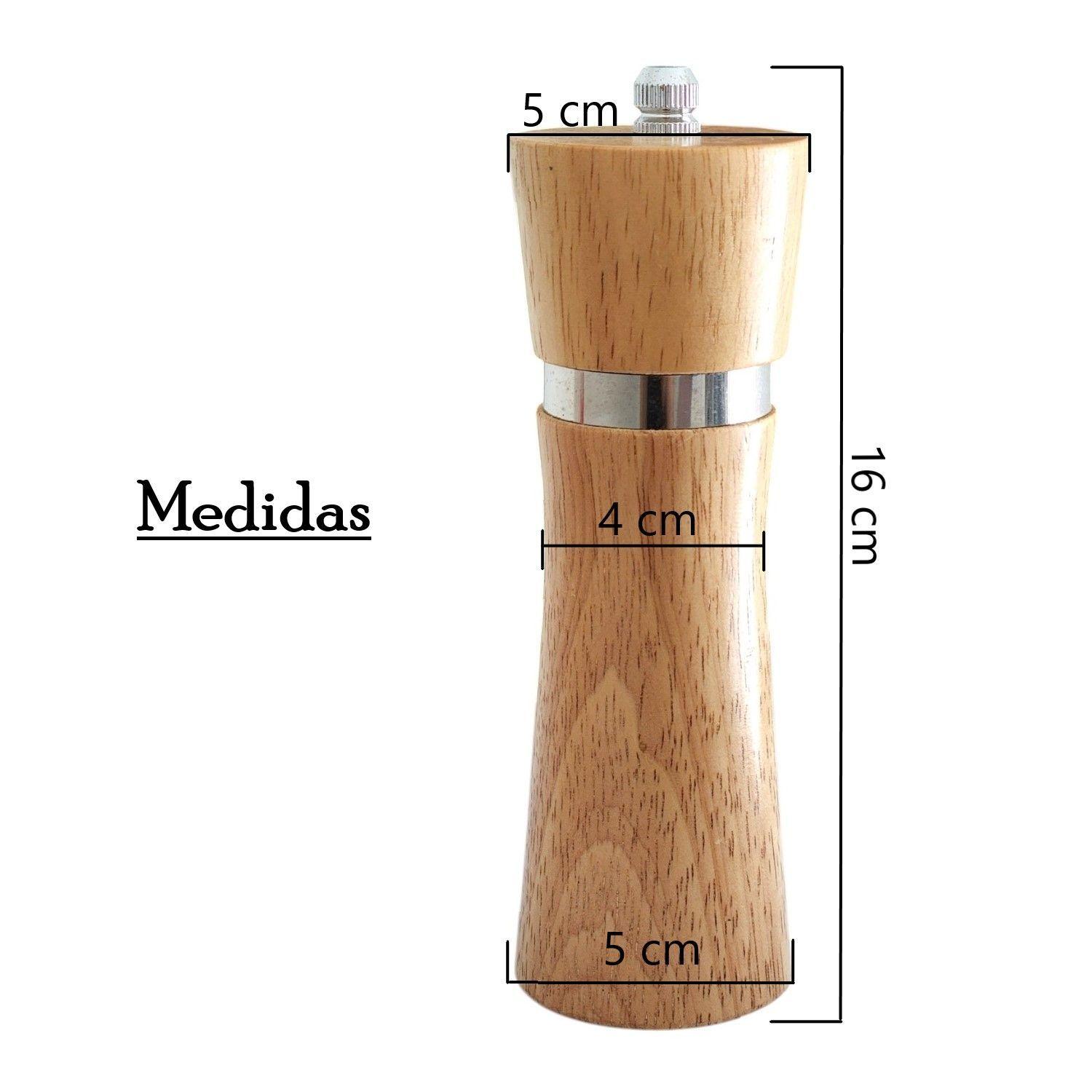Molinillo de madera y Cerámica para Especias 14198-3