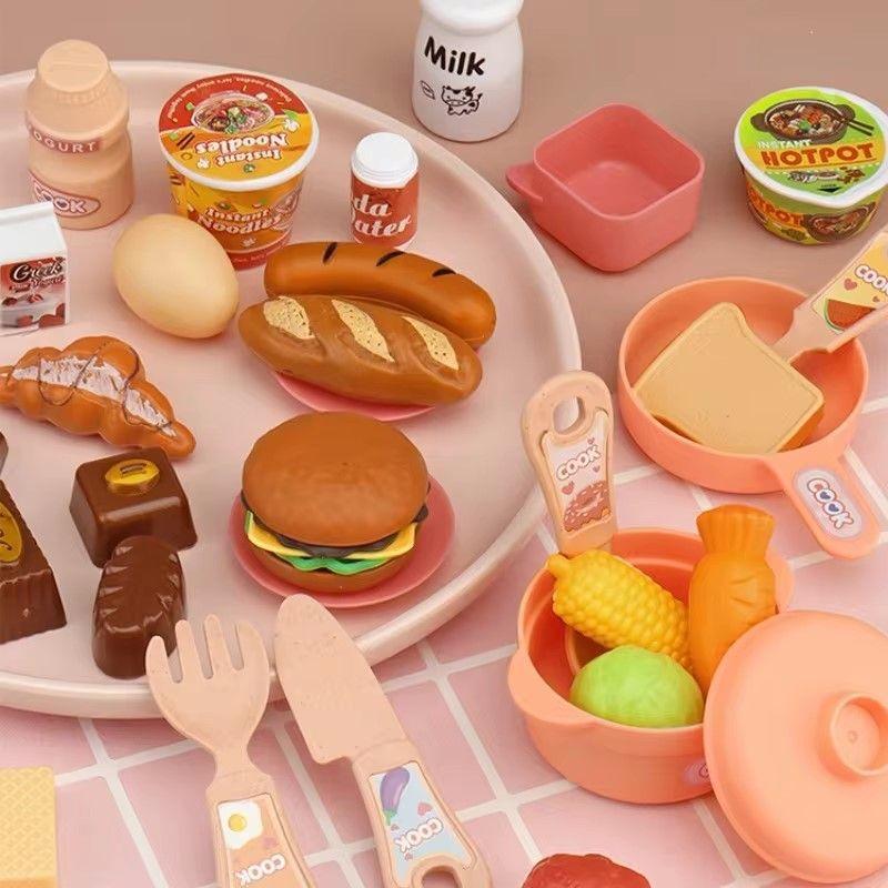 Cocina de Juguete con Luces y Agua Rosado-1