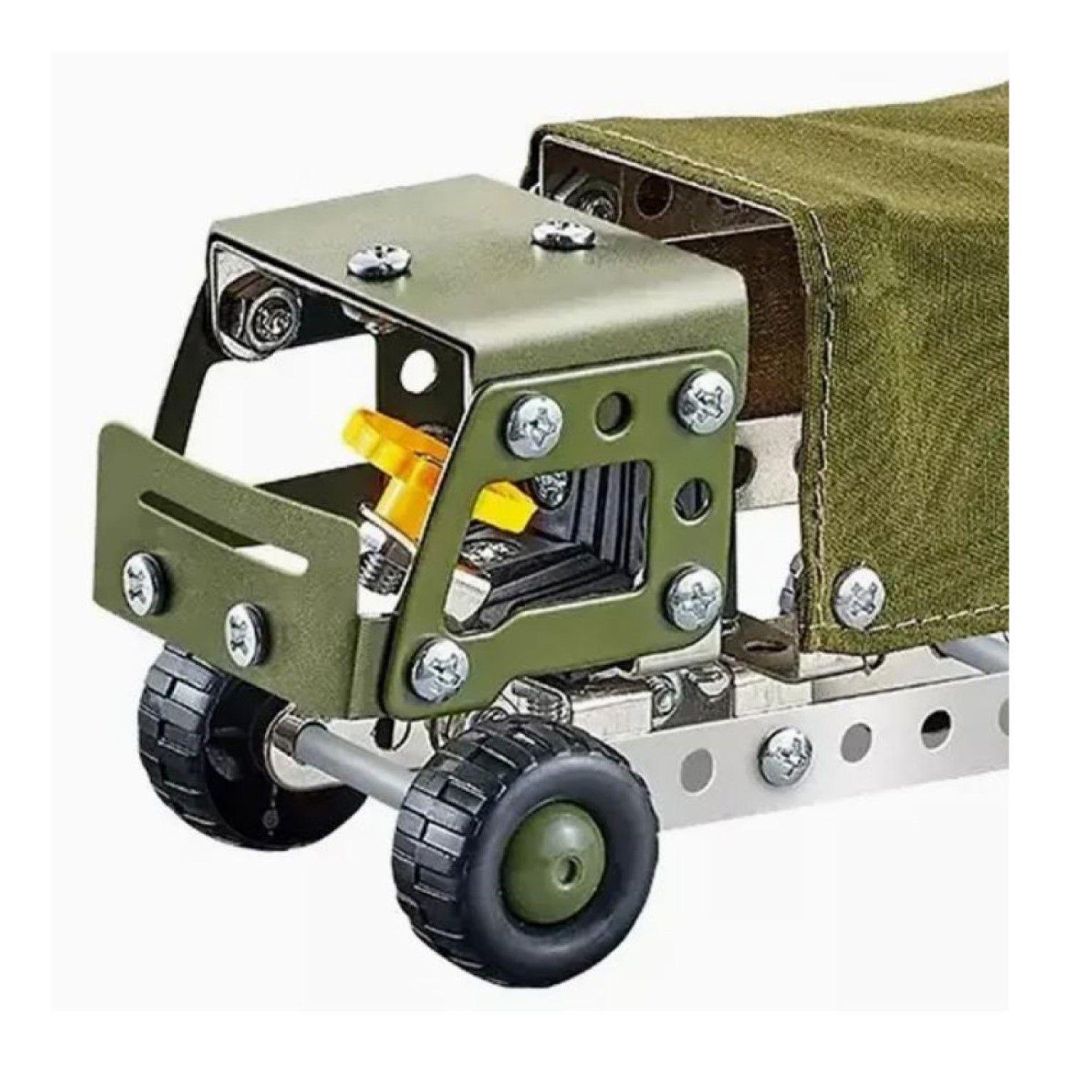 Set Construcción Armable Camión Militar 125pz 55617-1