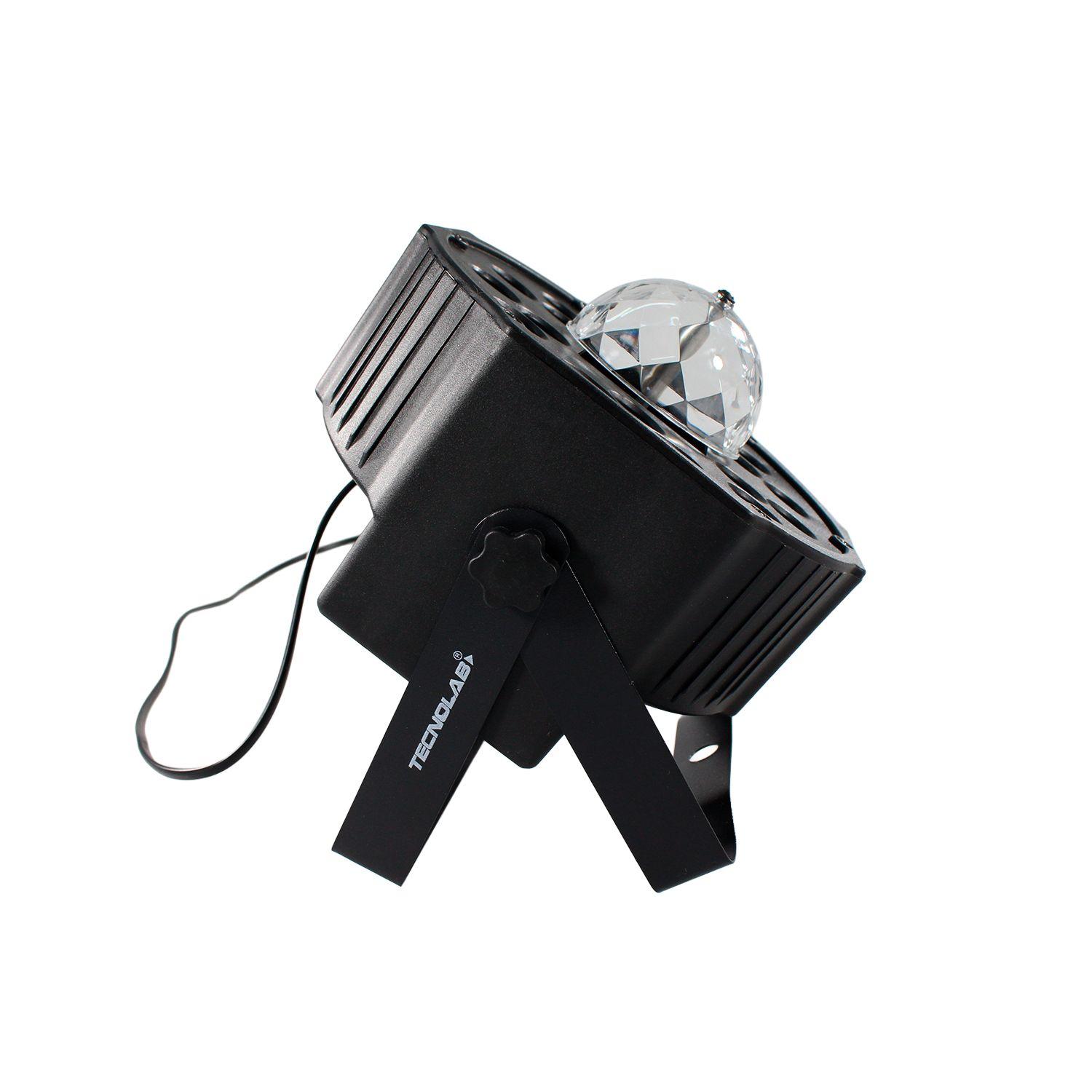 Foco LED RGB PAR 18 GlowBeat DMX512 TL773 Tecnolab-2