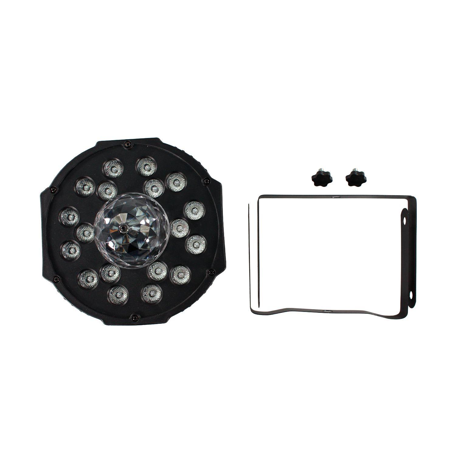 Foco LED RGB PAR 18 GlowBeat DMX512 TL773 Tecnolab-4