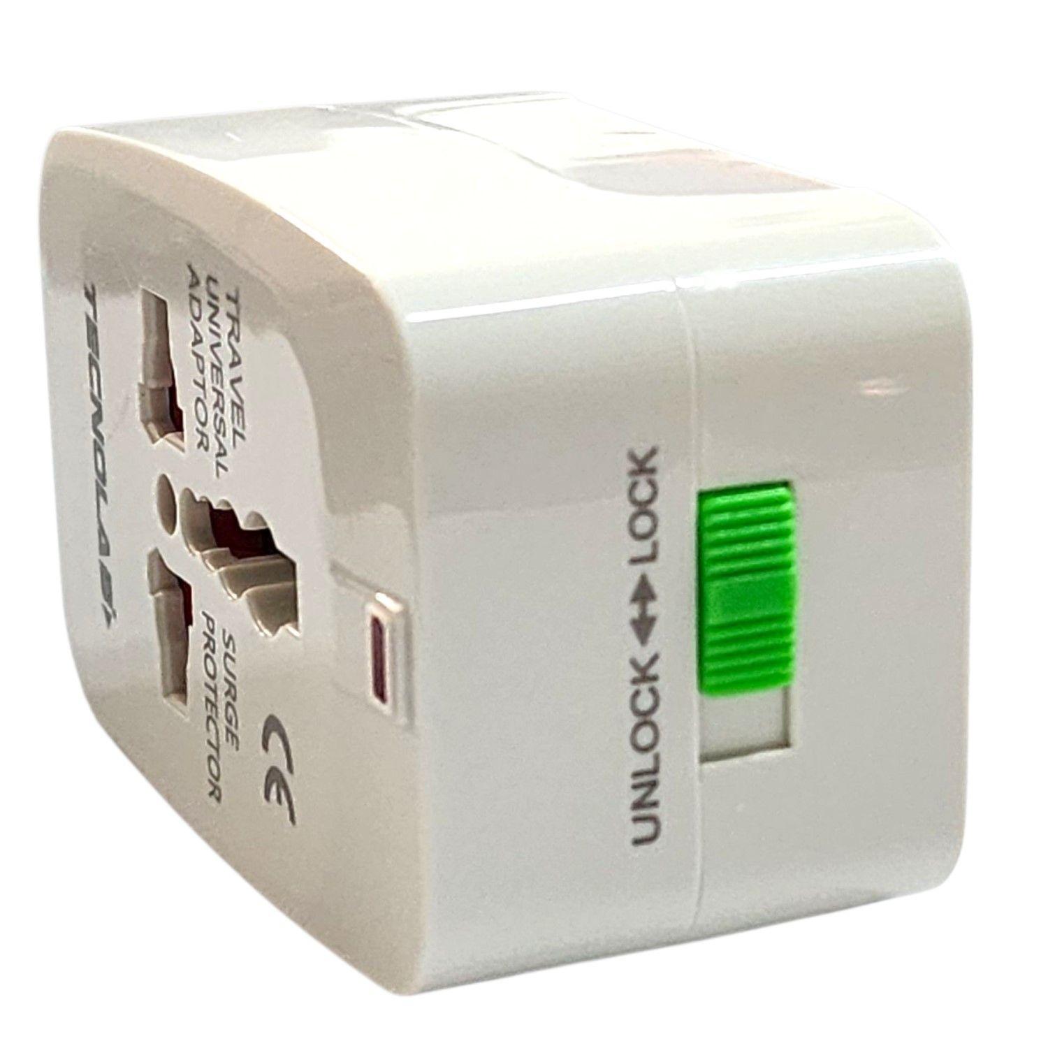 Adaptador Universal De Viaje Zentrel Travel Tl357 Tecnolab-3