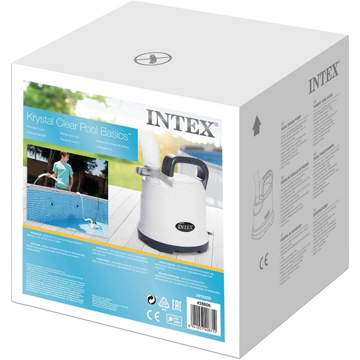 Bomba Vaciado Drenaje de Piscina Manguera 5m Intex 28606-2