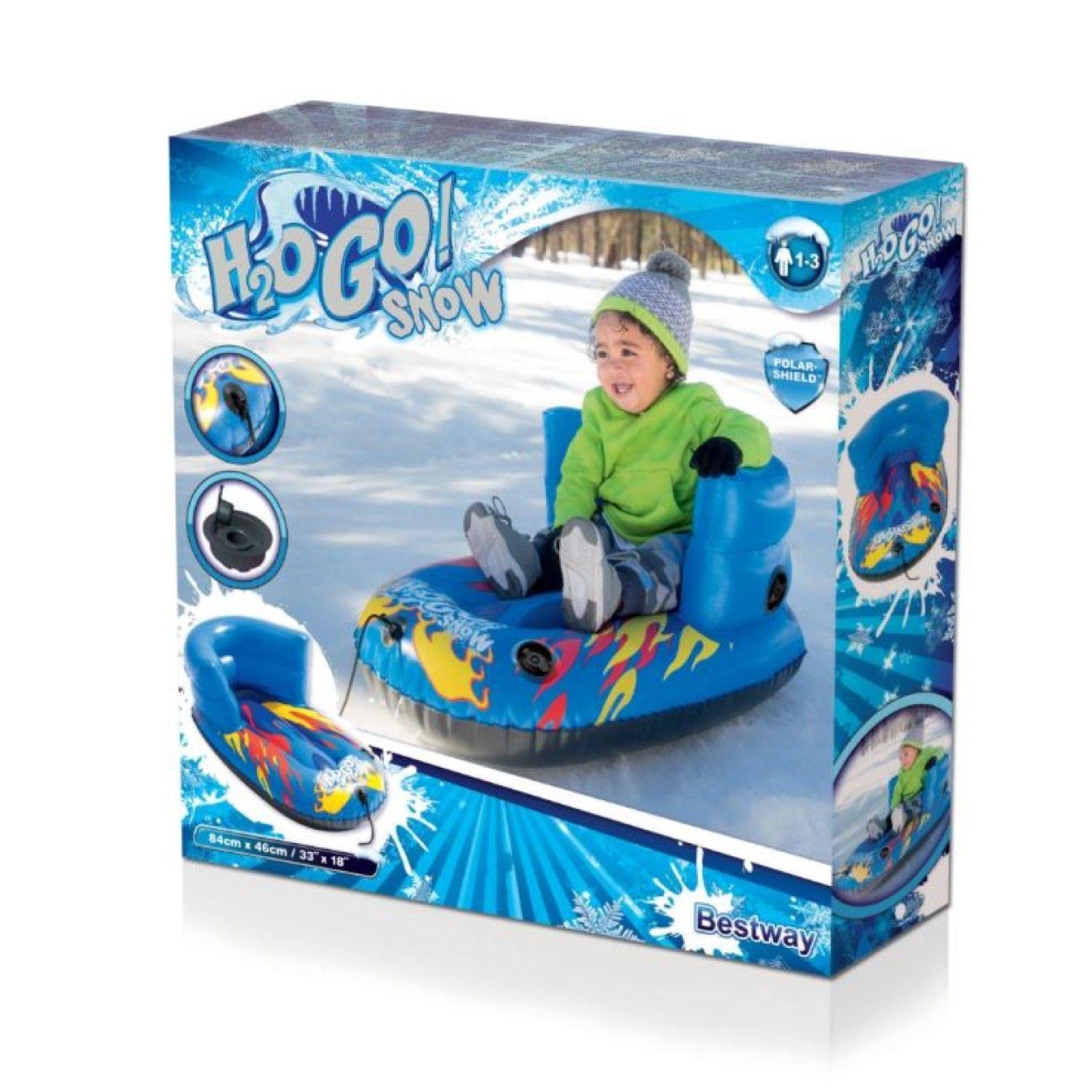 Trineo Inflable para Nieve con Respaldo 84cm Bestway 39057-4