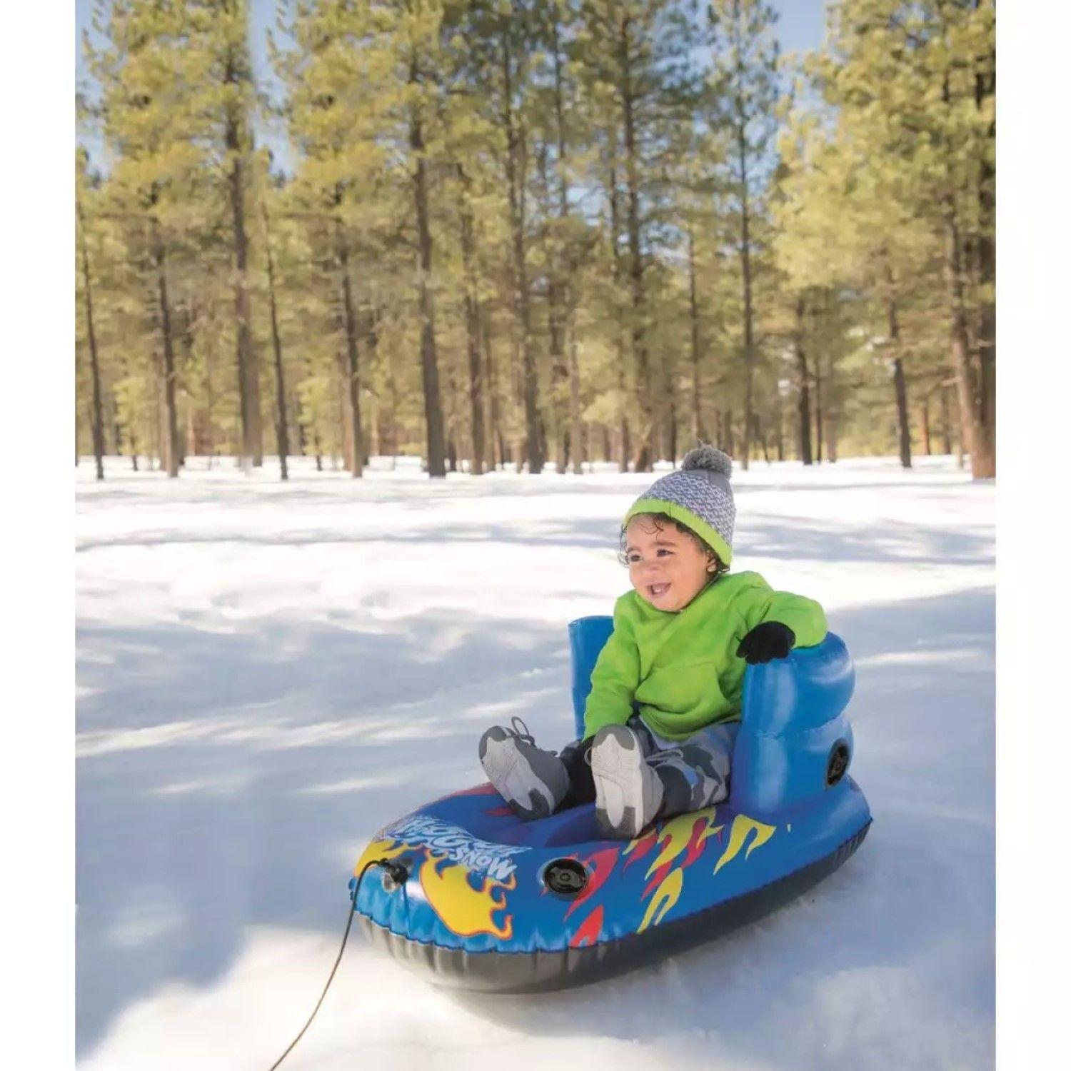 Trineo Inflable para Nieve con Respaldo 84cm Bestway 39057-5