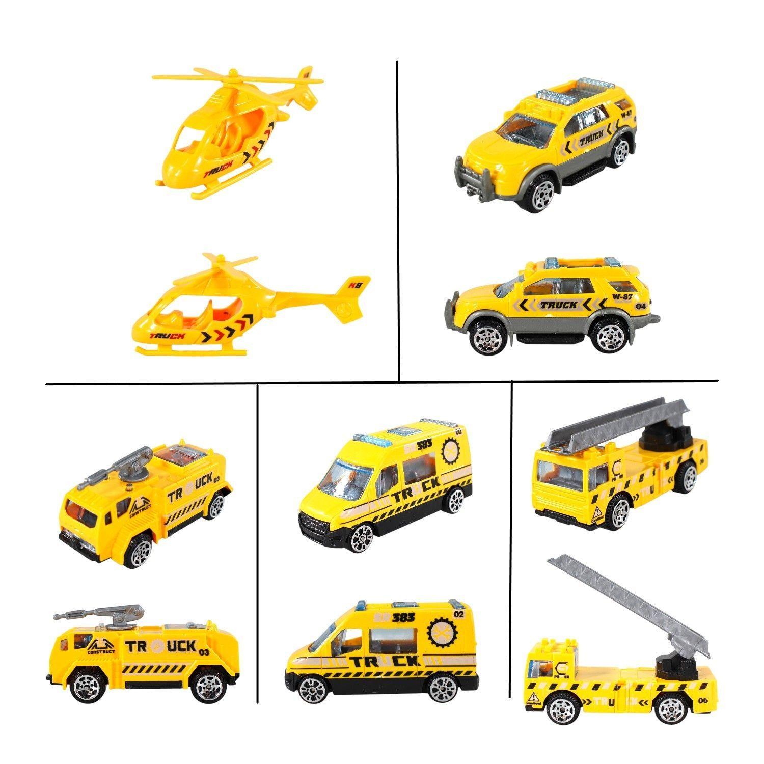 Set Armable Pista Autos 3 Niveles Estación Rescate DBG1702-3