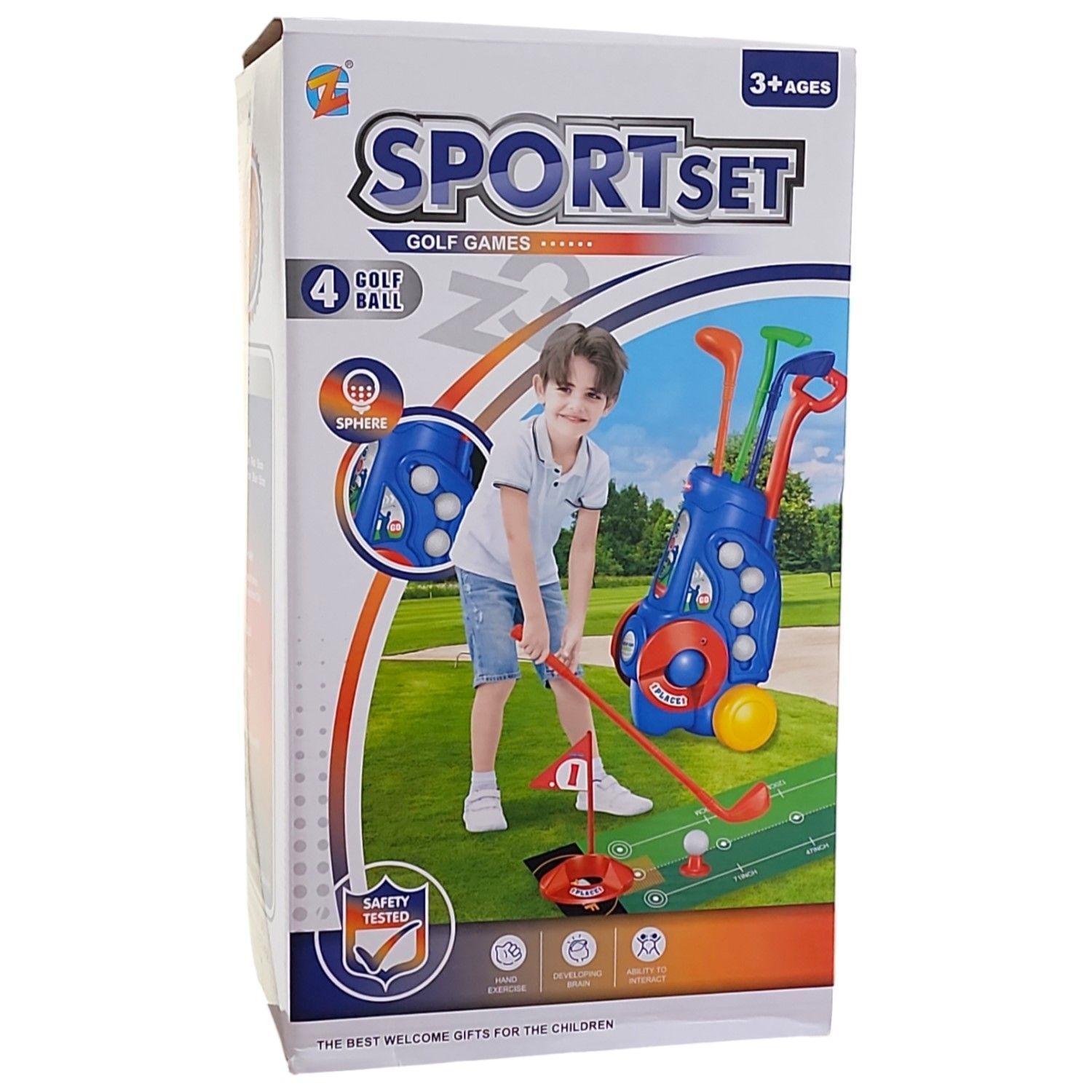 Set De Golf Miniatura con Carrito para Niños 55524-7