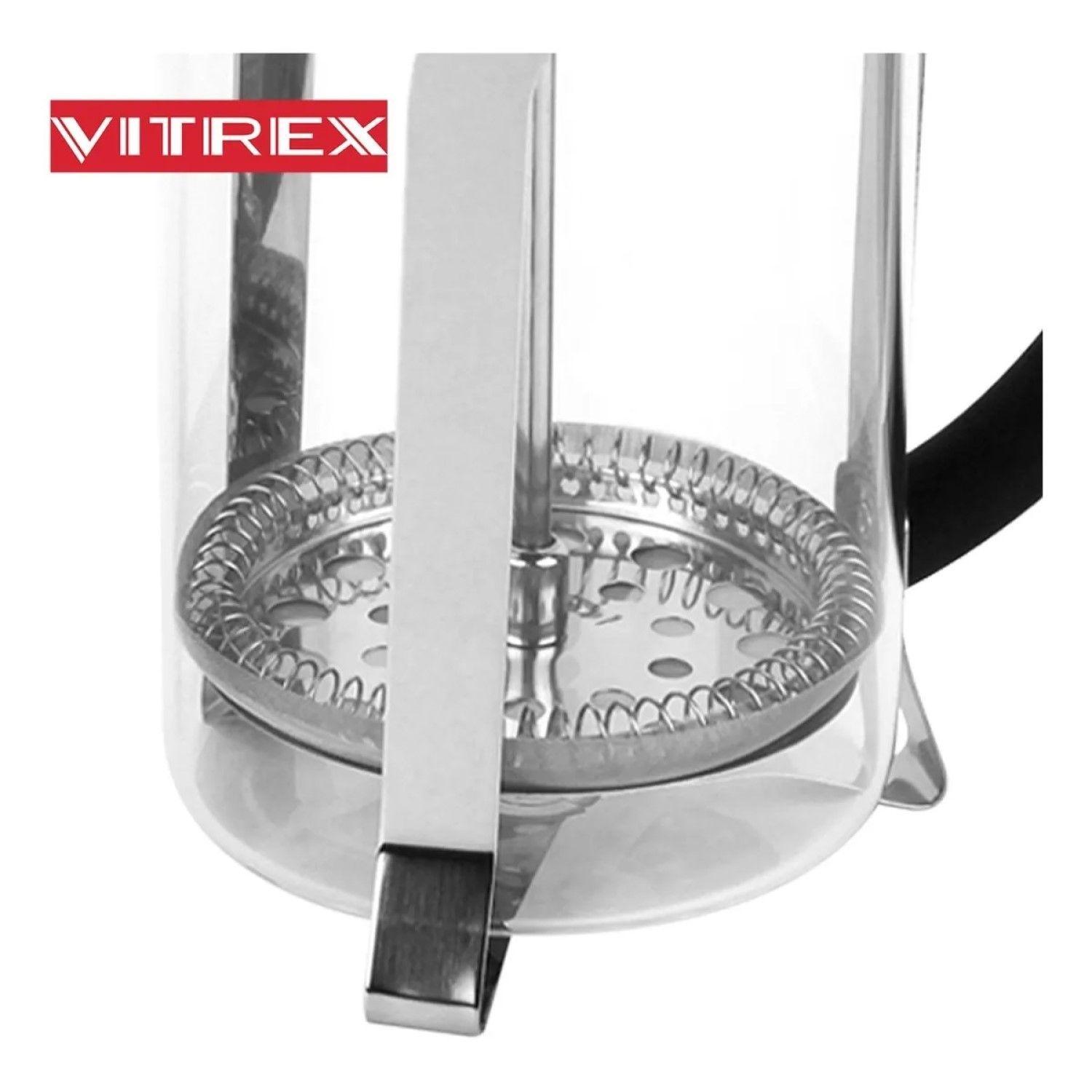 Cafetera de Embolo Chennai 600ml Vitrex-2