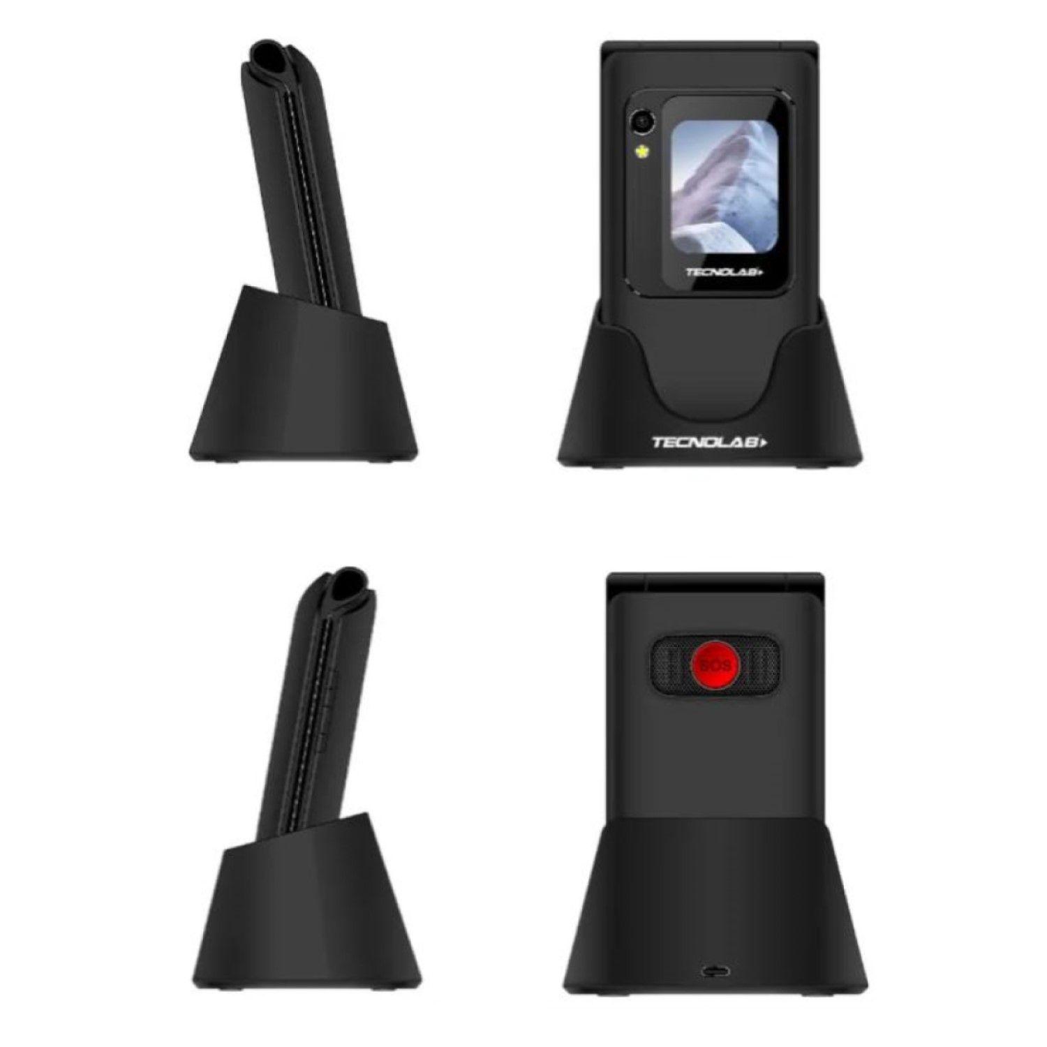 Celular Senior 4G Doble Pantalla BT TL705BK Tecnolab Negro-3