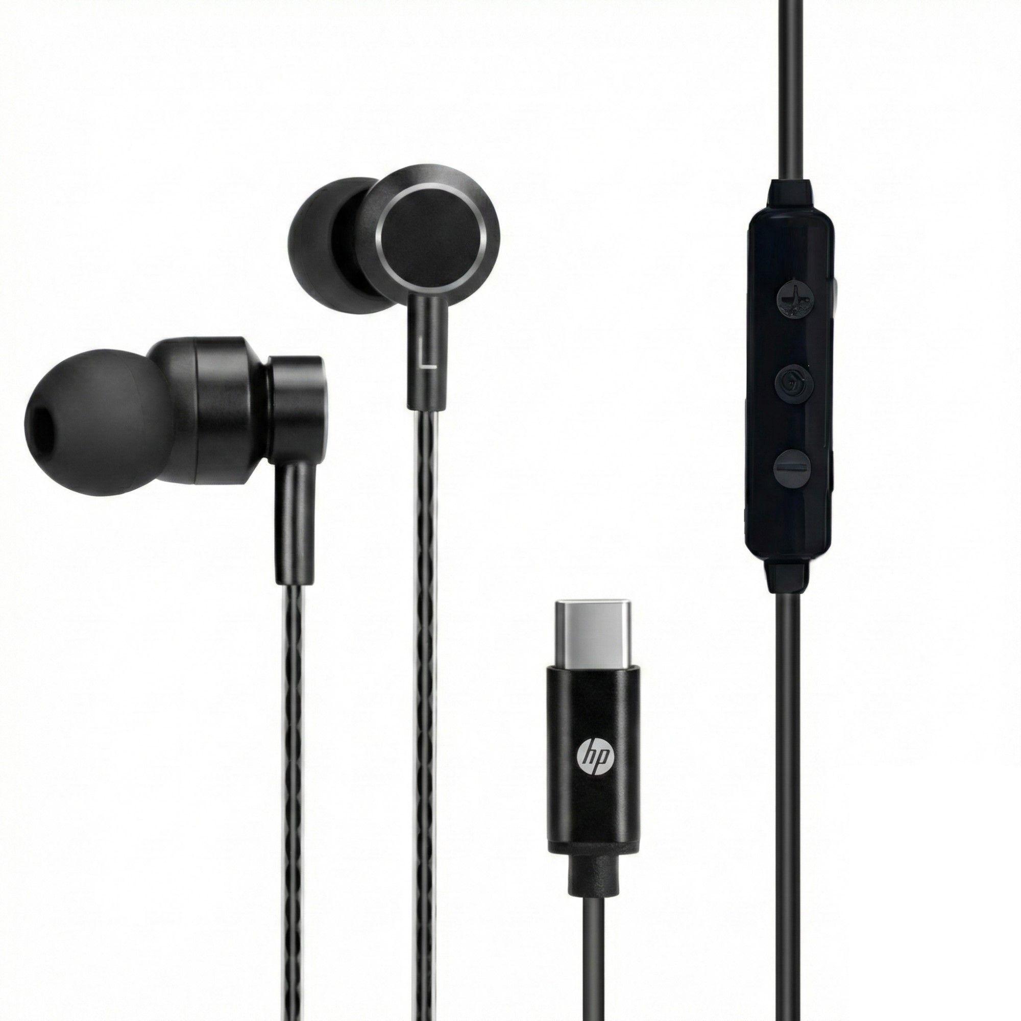 Audífonos Hp In-ear Dhh-1126 Usb-C Negro-0