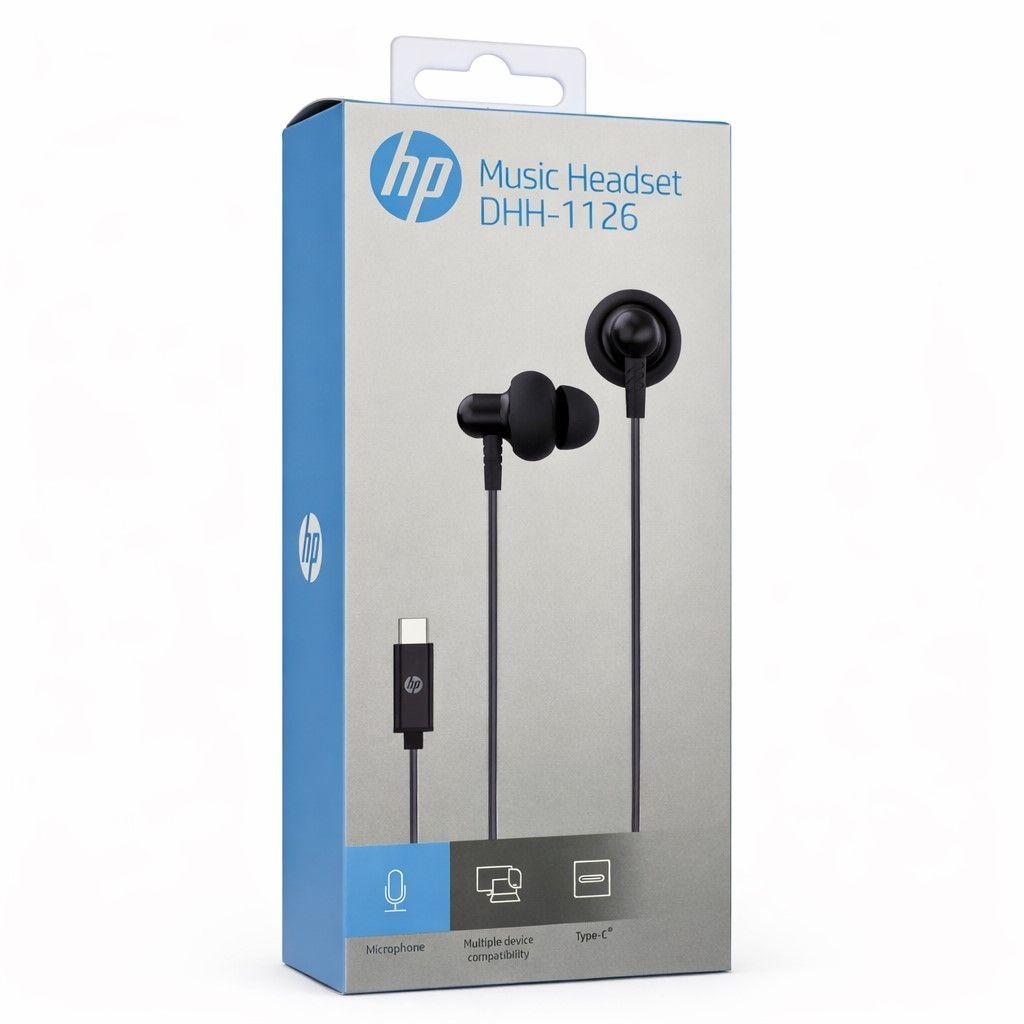 Audífonos Hp In-ear Dhh-1126 Usb-C Negro-1