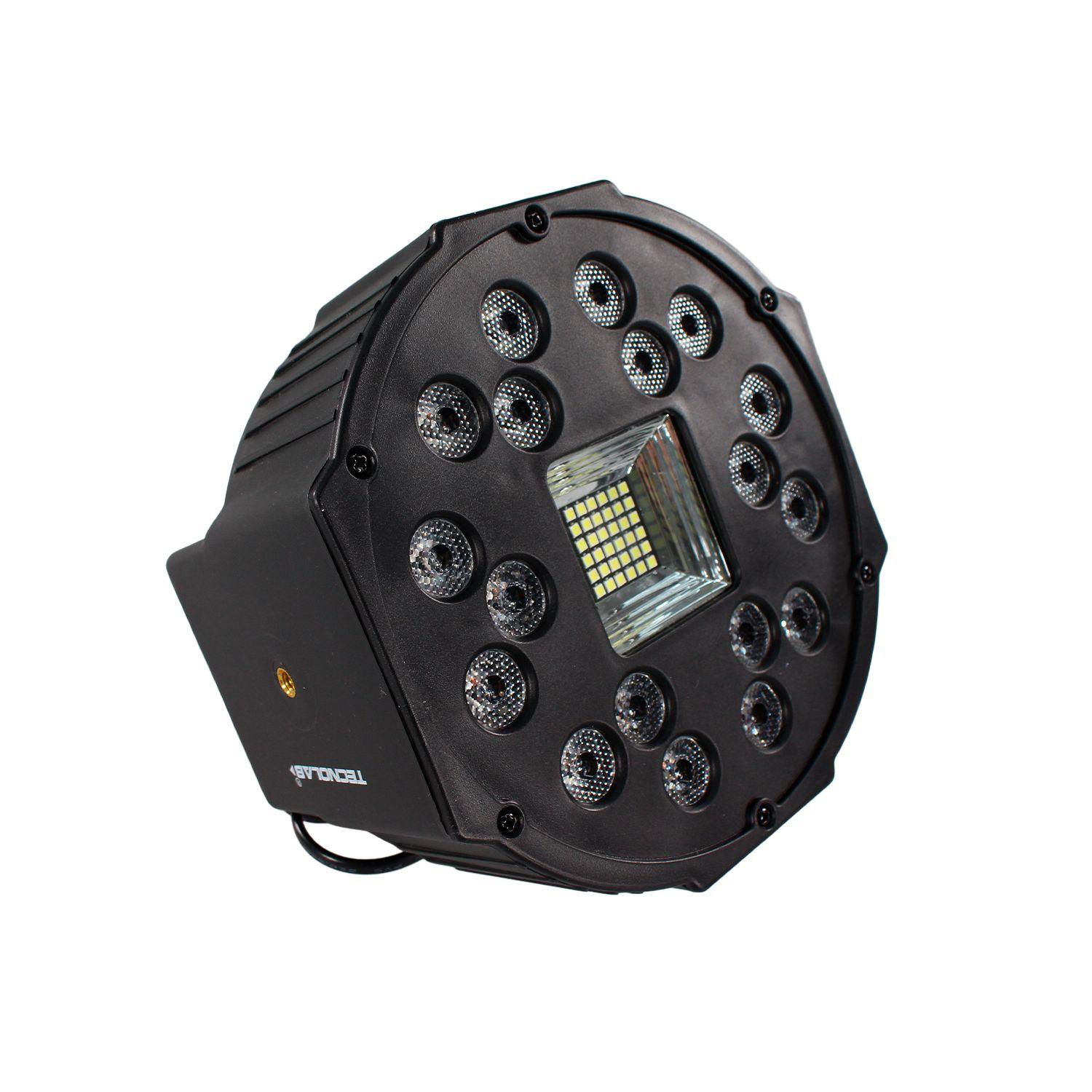 Foco Par Rgb 18 Led Estrobo Pulse Y Dmx512 TL772 Tecnolab-2