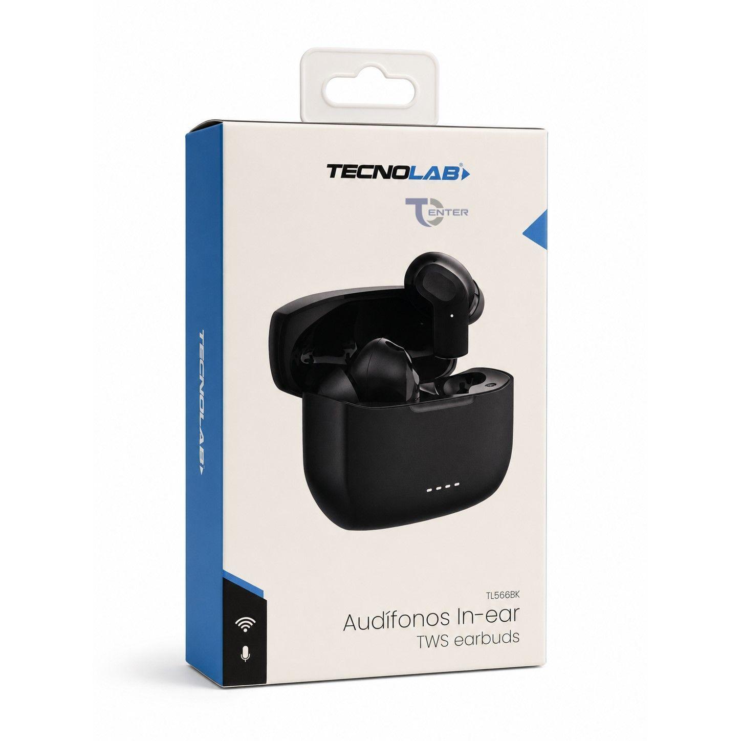 Audífonos Inalámbricos Bt In-Ear Tecnolab TL566BK Negro-2