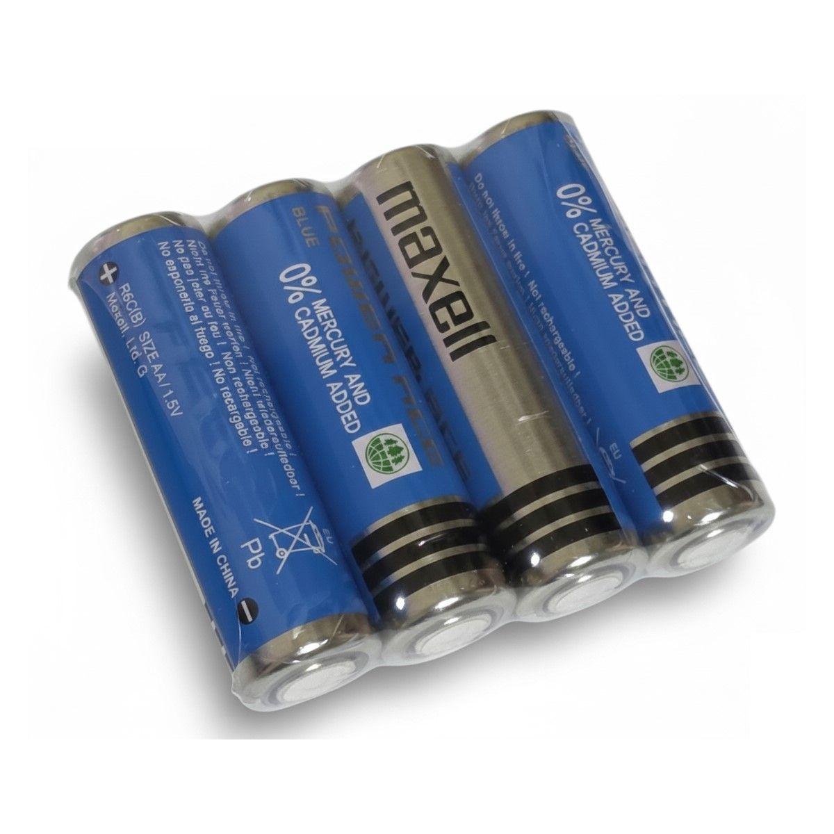 Pack 40 Pilas Carbón Maxell AA Power Ace Blue-4