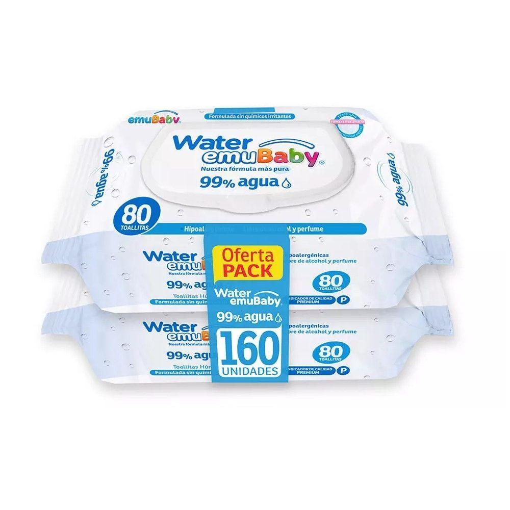 Toallitas Húmedas Emuwipes Water 160 Un-1