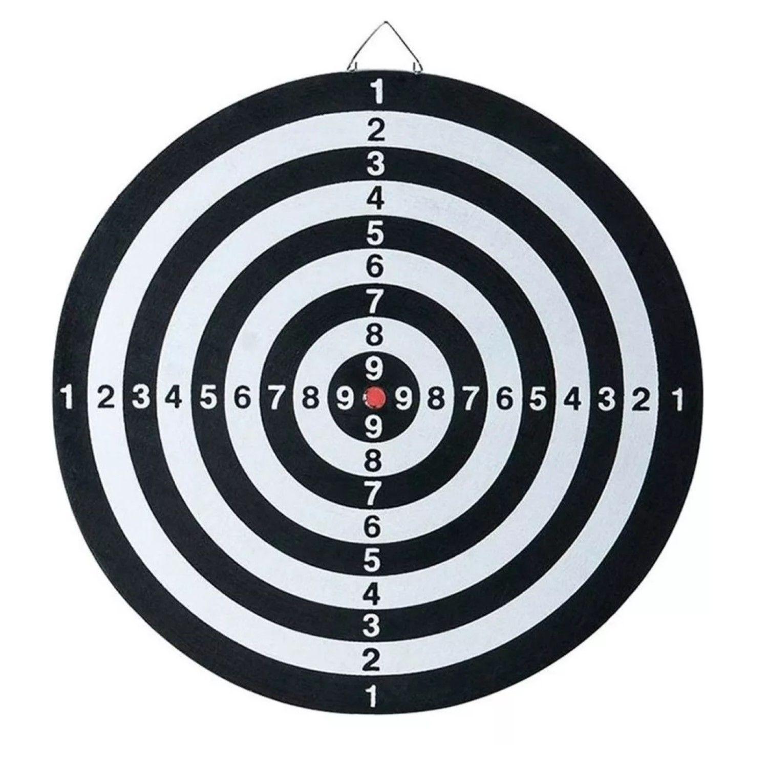 Juego De Dardos Tiro Al Blanco Tablero 37cm Reversible 10035-4