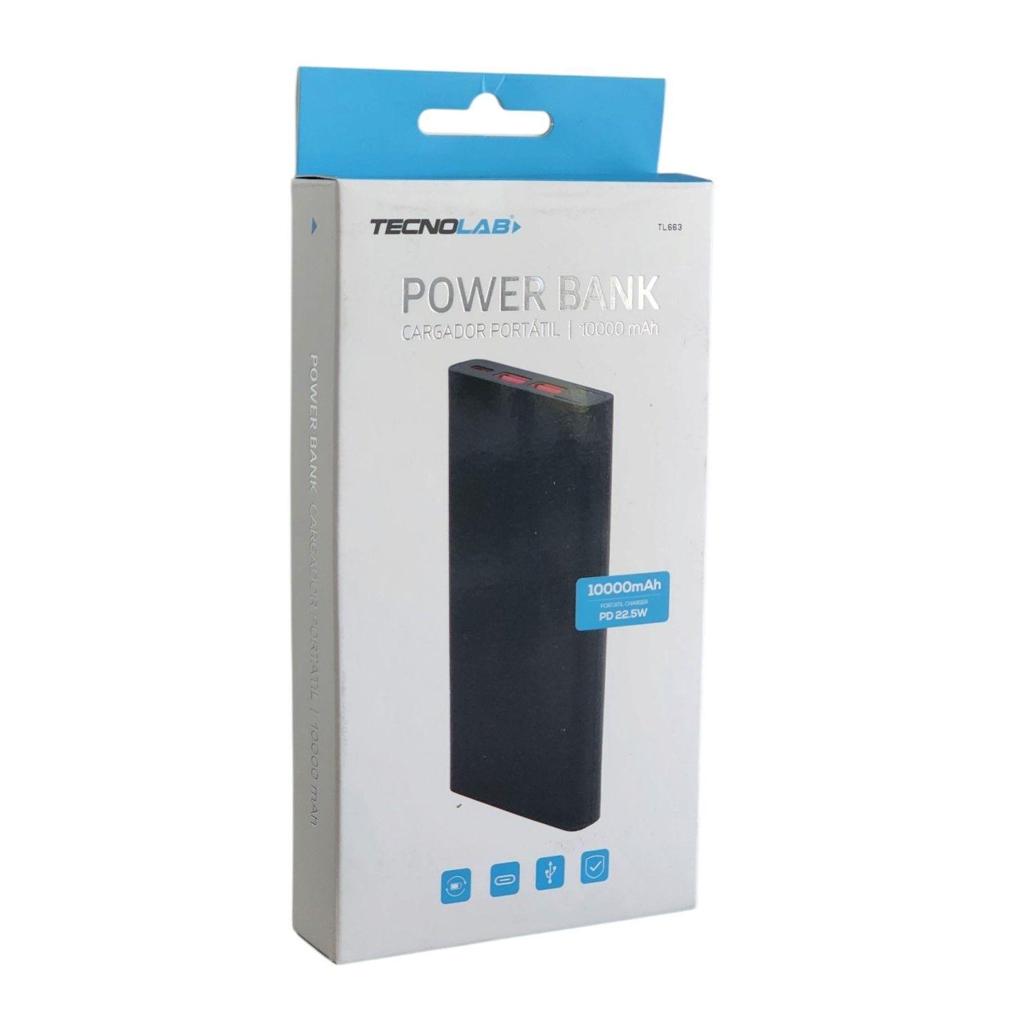Batería Externa Power Bank TL663 10000mAh 22.5W Tecnolab-5