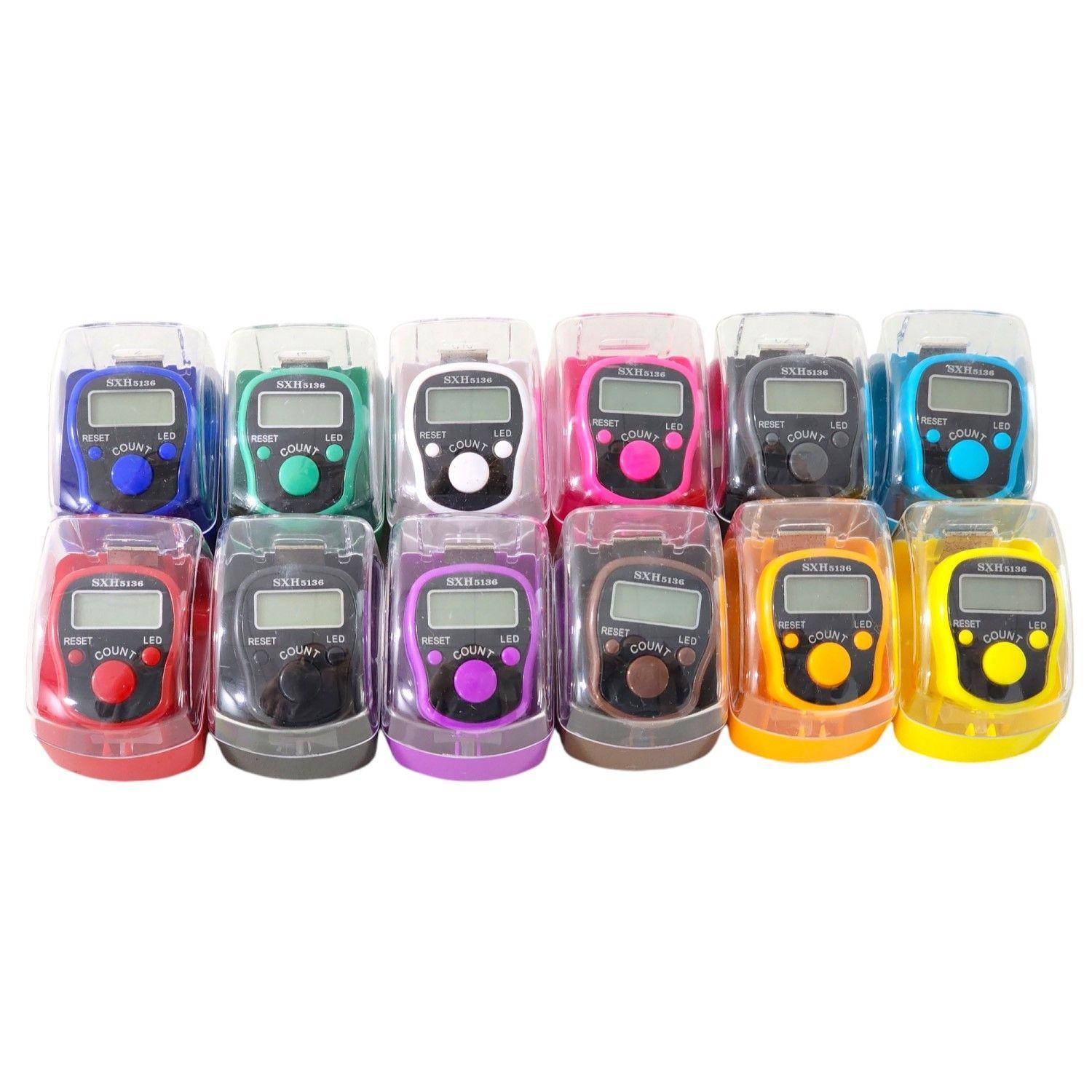 Contador Manual Digital Ajustable con Luz Tipo Anillo 10744-4