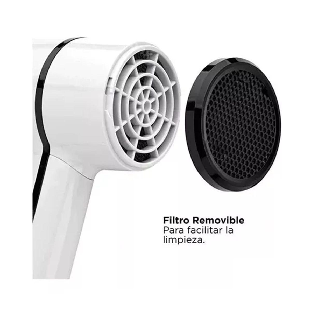 Secador Pelo Compacta Revlon 5296-la2 Crystal Negro -4