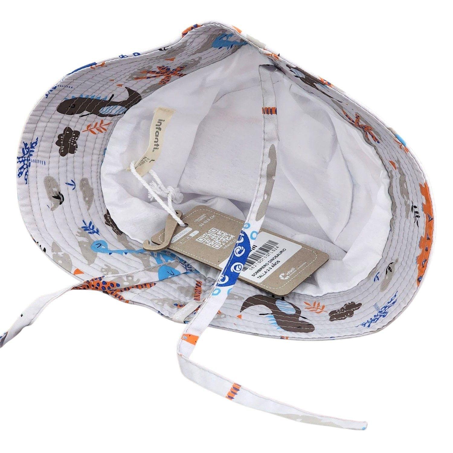 Sombrero para Niños de Dinosaurios 52.5cm Talla L Infanti-4