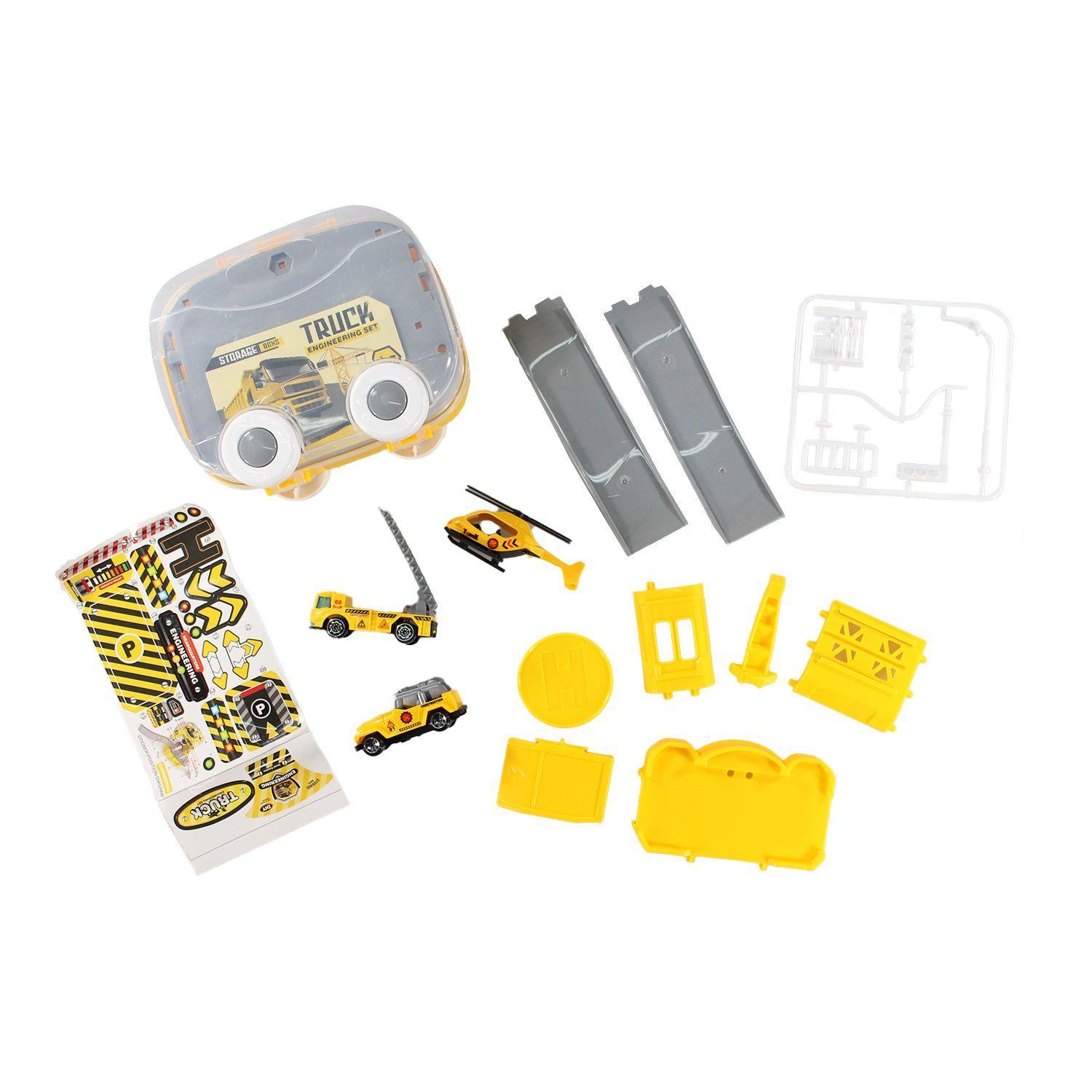 Juguete Estación Construcción 2 en 1 con Vehículos DBG1707-4