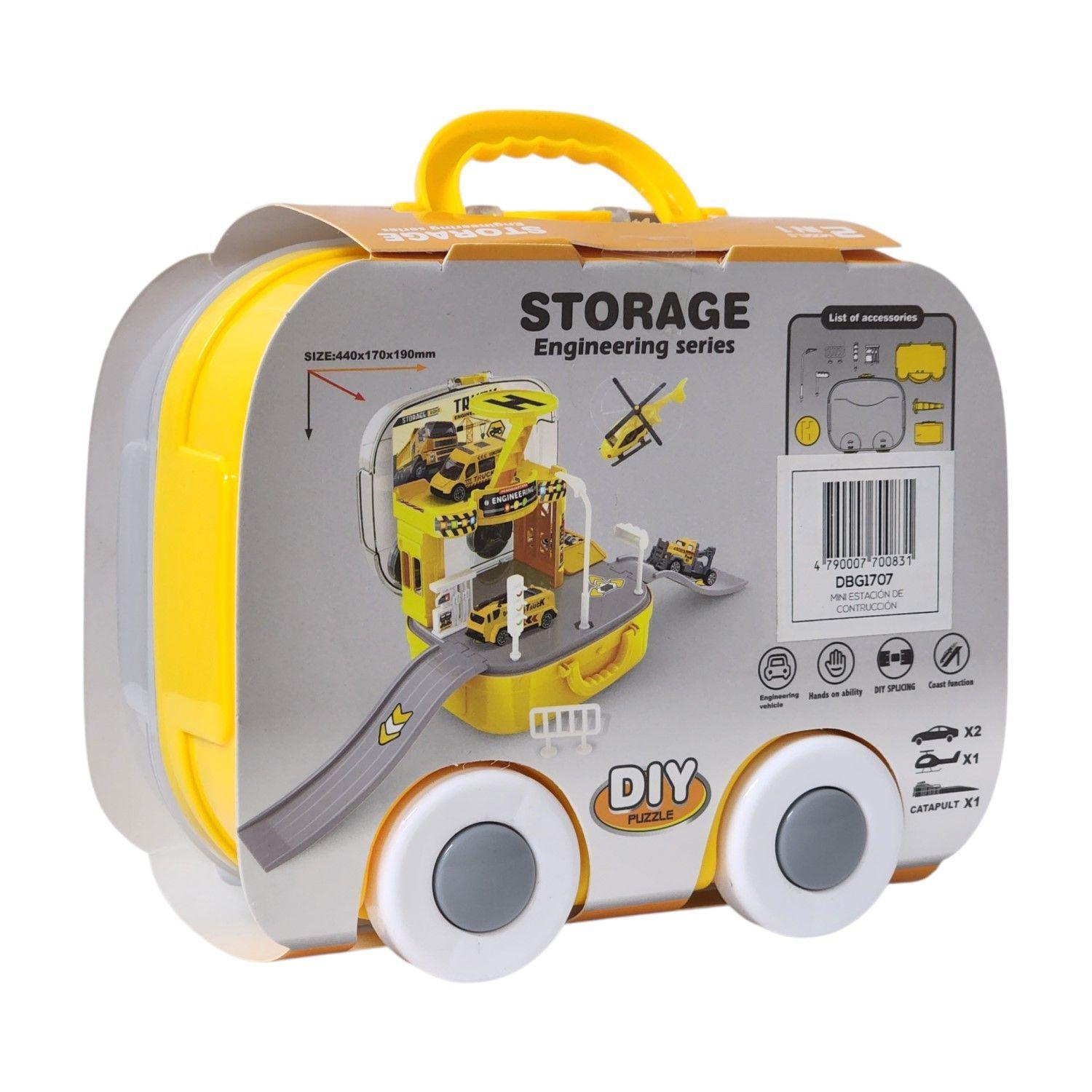 Juguete Estación Construcción 2 en 1 con Vehículos DBG1707-5