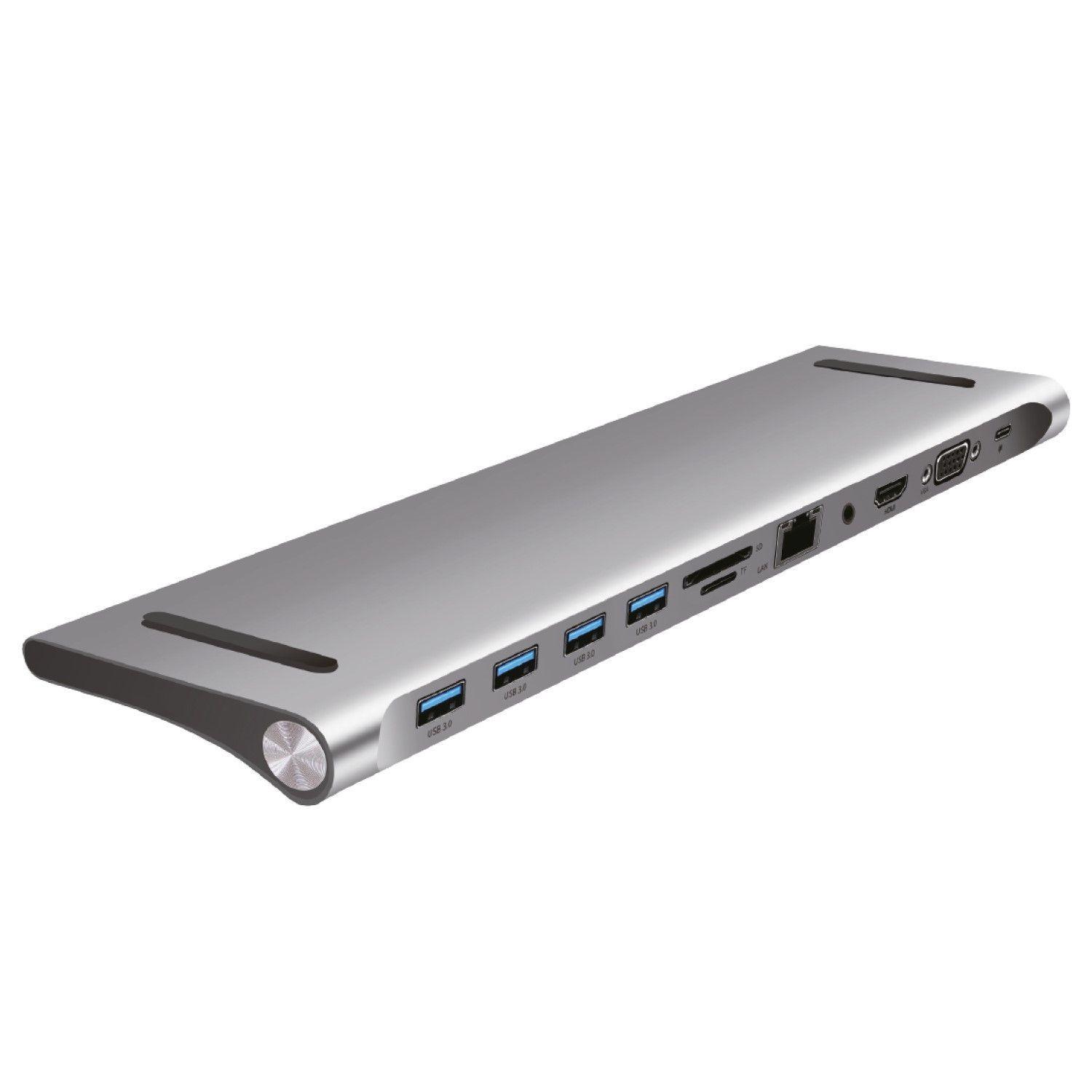 Hub USB Multipuerto USB-C Tecnolab 11 en 1 TL363-5