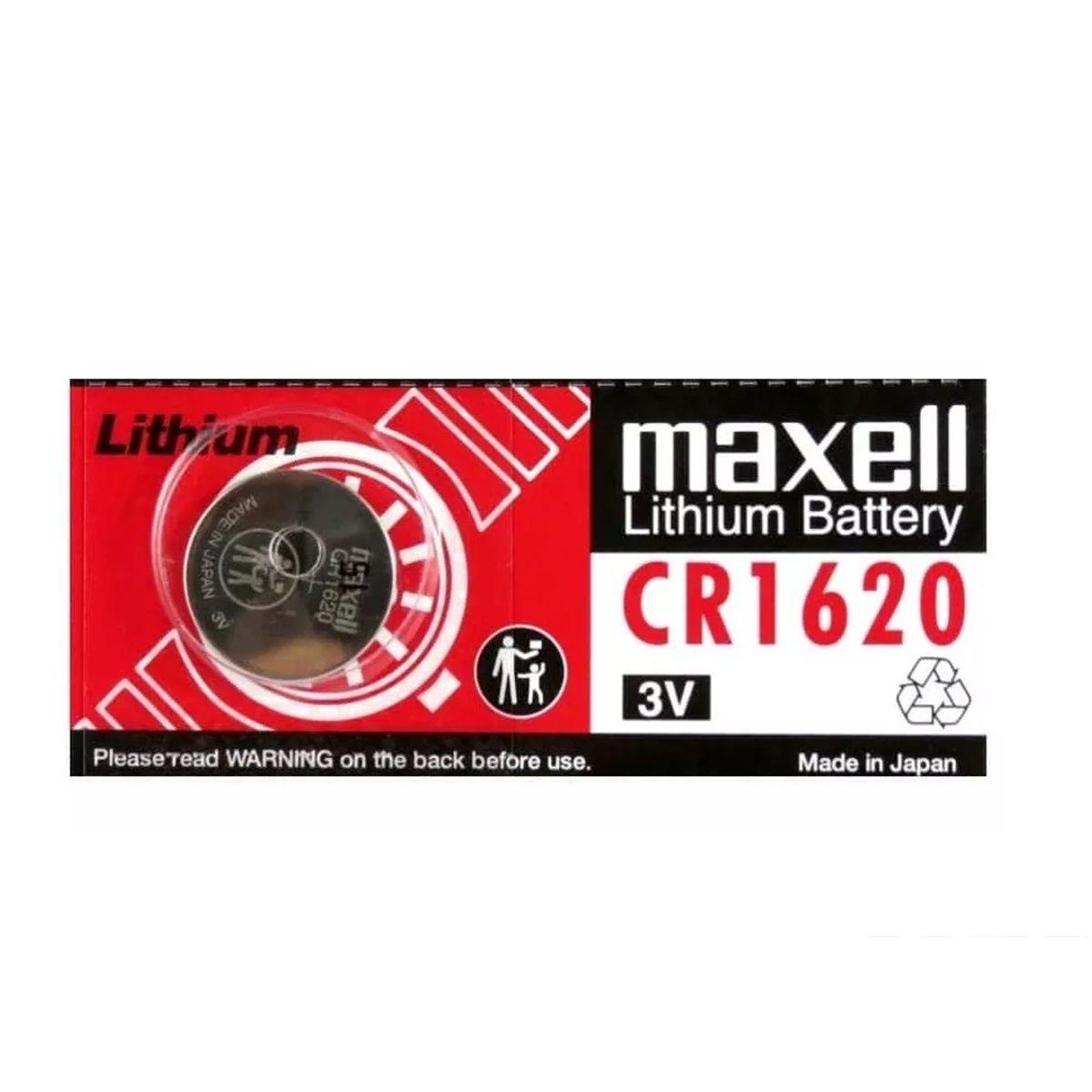 Pack 5 Pilas Maxell Botón Litio Cr1620-2