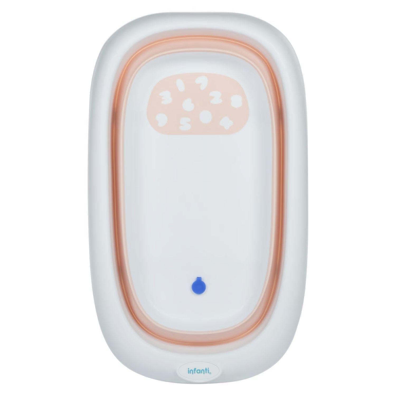 Tina Bañera Plegable Números Rosada Infanti-4