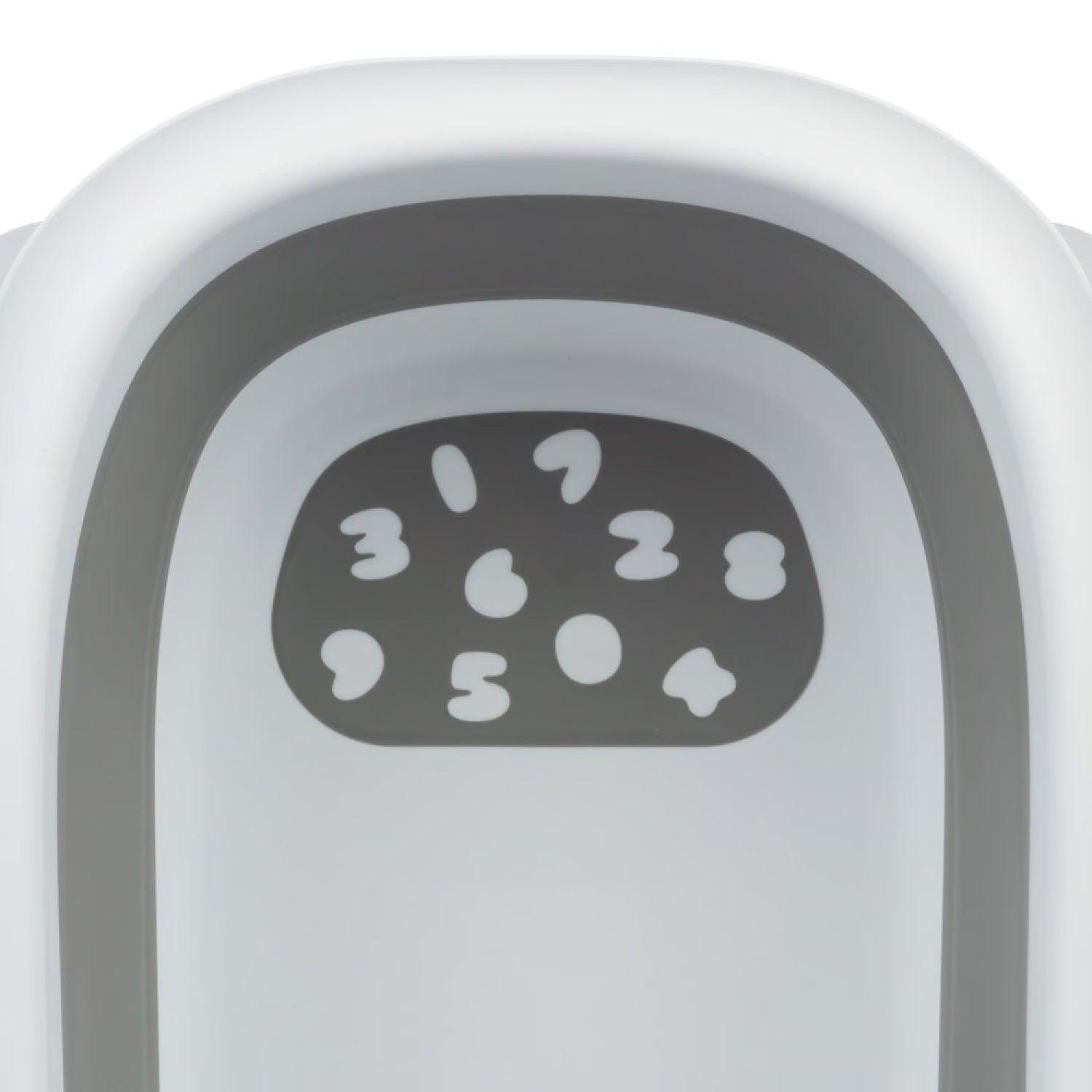 Tina Bañera Plegable Números Gris Infanti-3