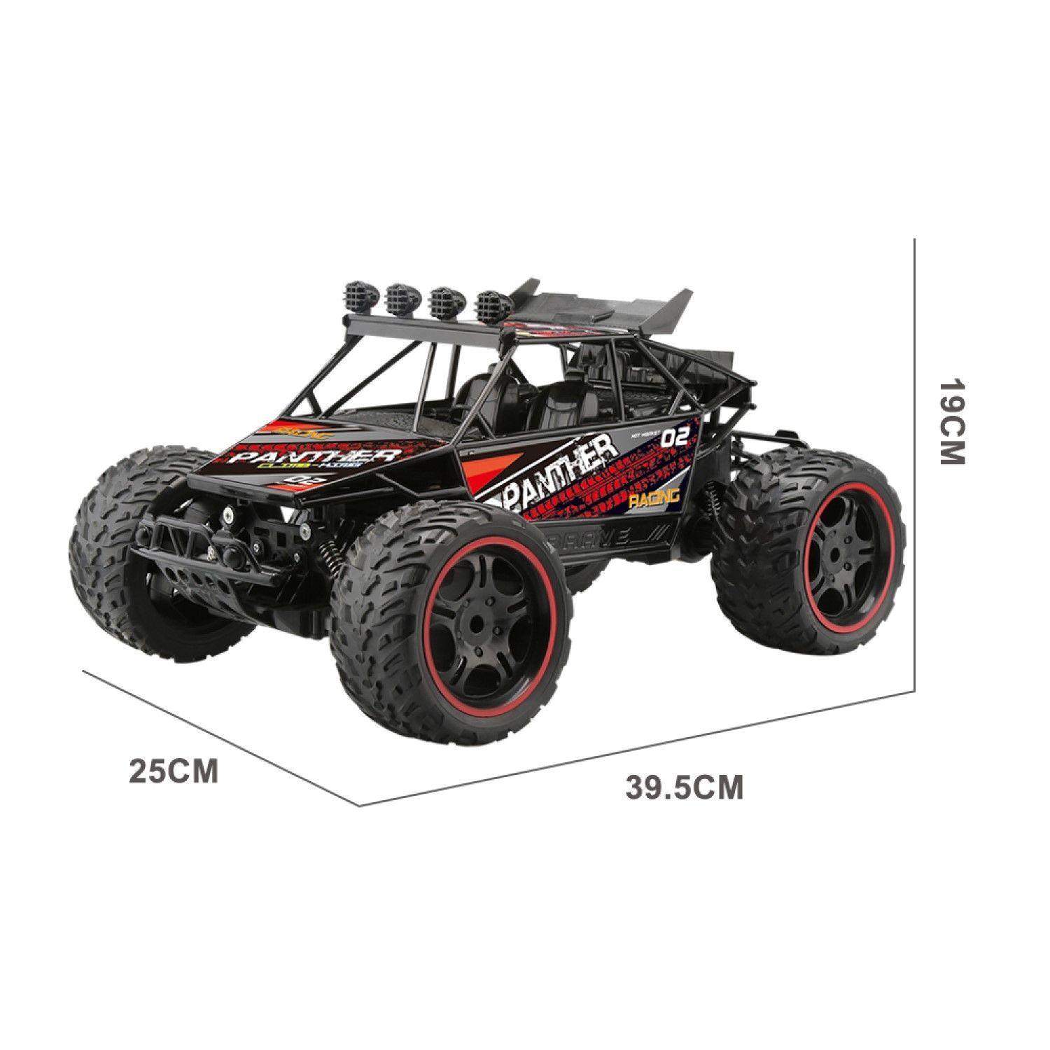 Auto Rally Racer Veloz Control Remoto 2.4G DBG1606R Rojo-2