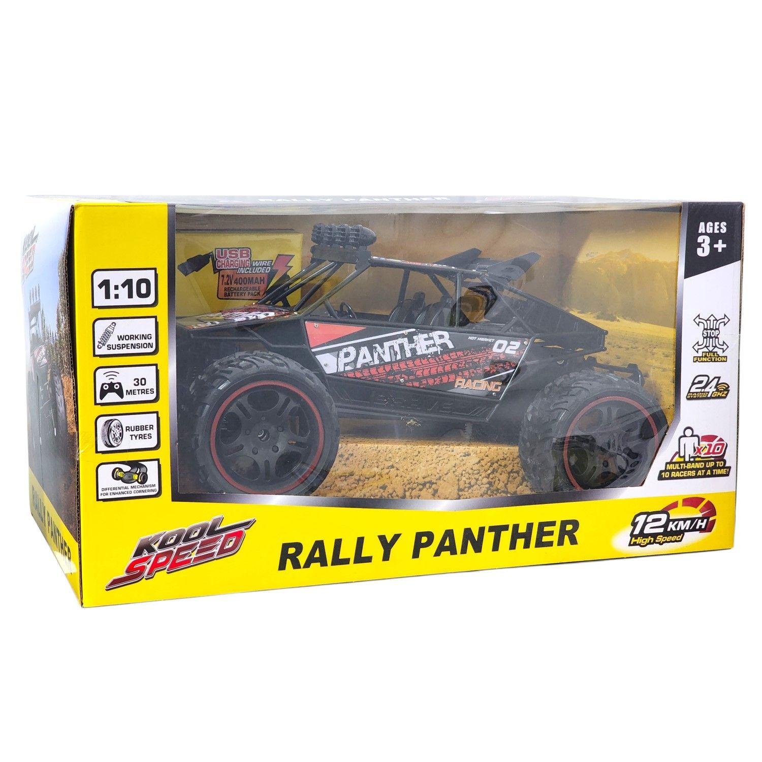 Auto Rally Racer Veloz Control Remoto 2.4G DBG1606R Rojo-6