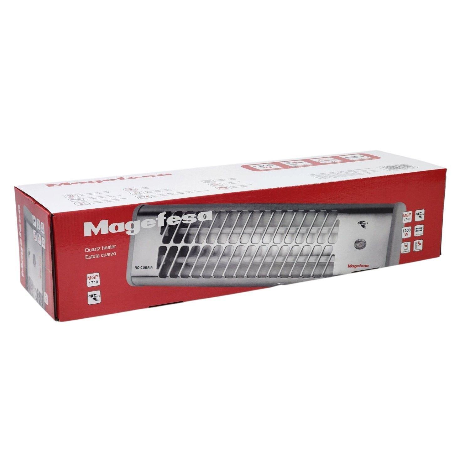 Estufa Calefactor Quarzo Magefesa 1200w Fenix MGF1740-4