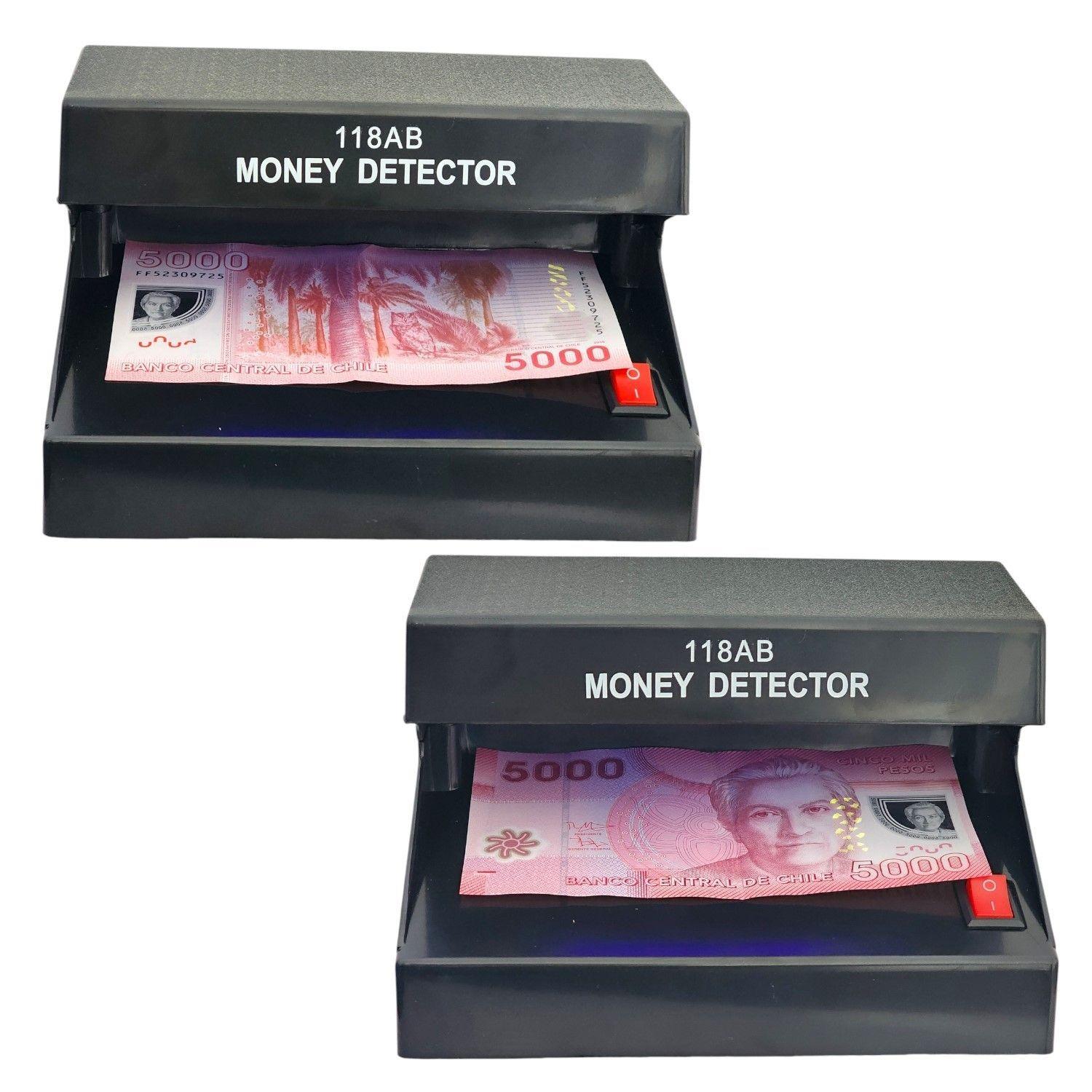 Detector de Billetes Falsos Luz Ultravioleta AD118AB-5
