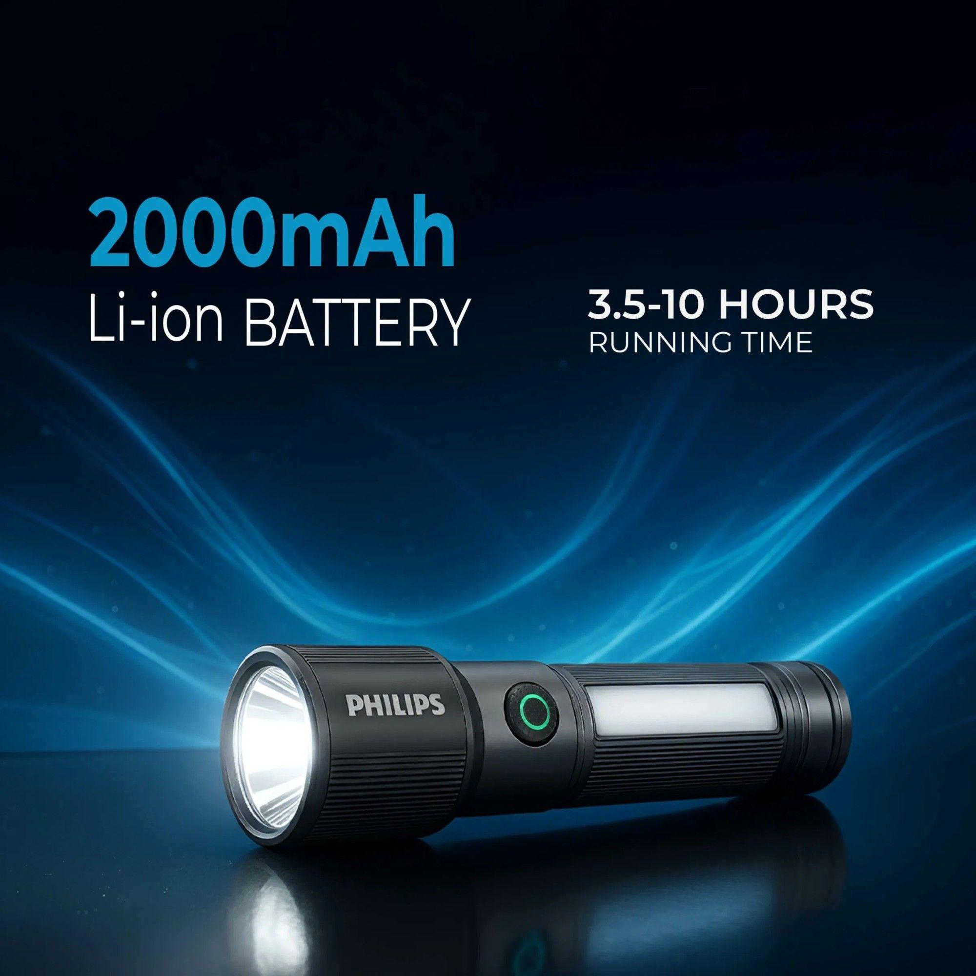 Linterna LED Recargable 330lm 7W SFL2153/56 Philips-4
