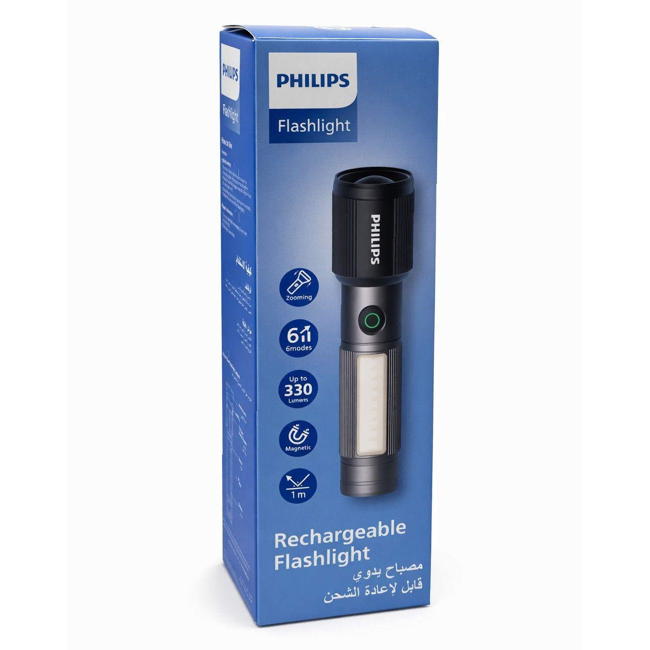 Linterna LED Recargable 330lm 7W SFL2153/56 Philips-7
