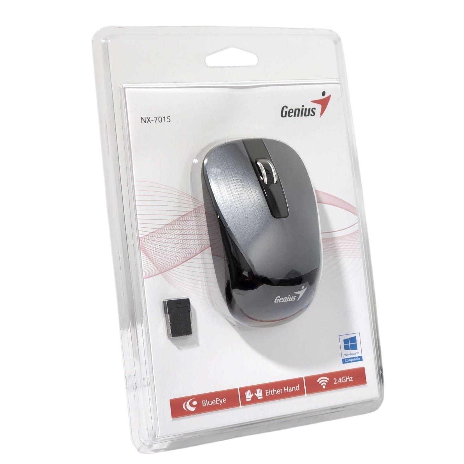 Mouse Inalámbrico Gris NX-7015 Genius -3